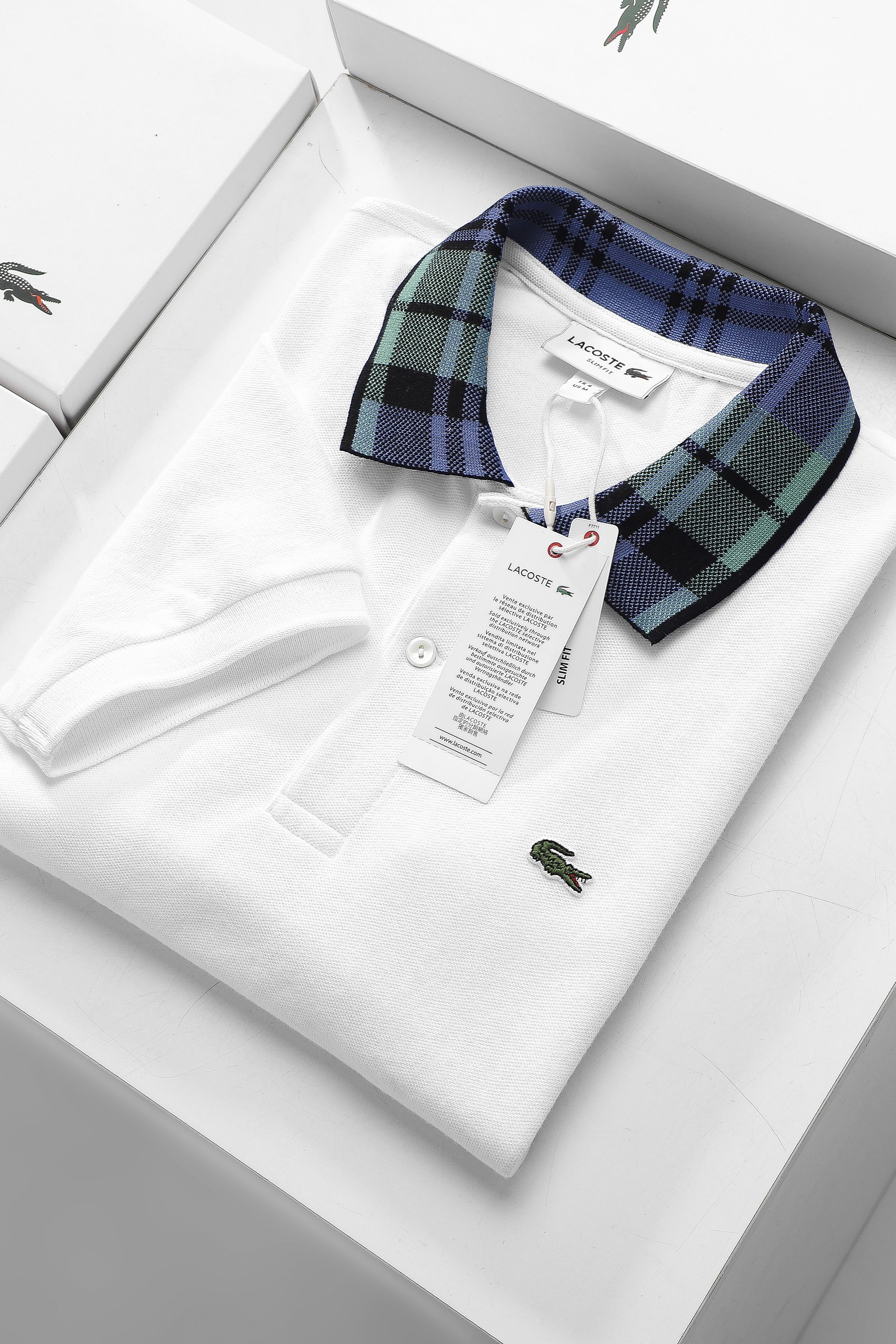 Áo polo nam LCSTE phối viền 70-Trắng-XXL