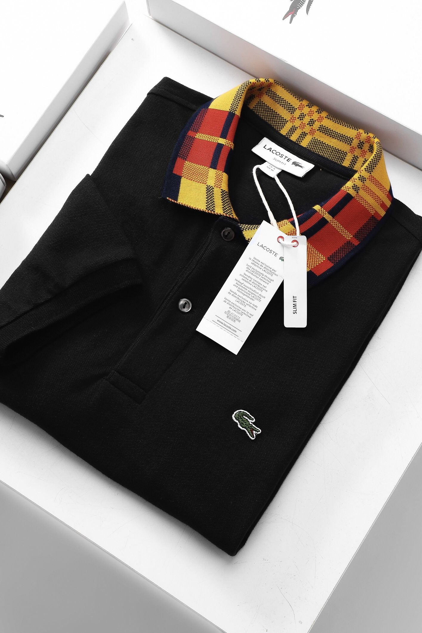 Áo polo nam LCSTE phối viền 70-Đen(01)-XXL