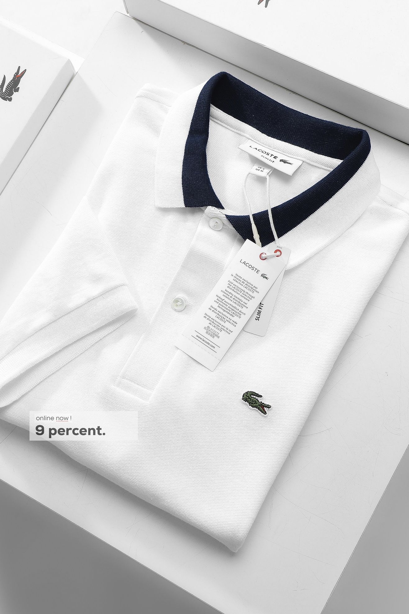 Áo polo nam LCSTE phối viền 76-Trắng-XXL