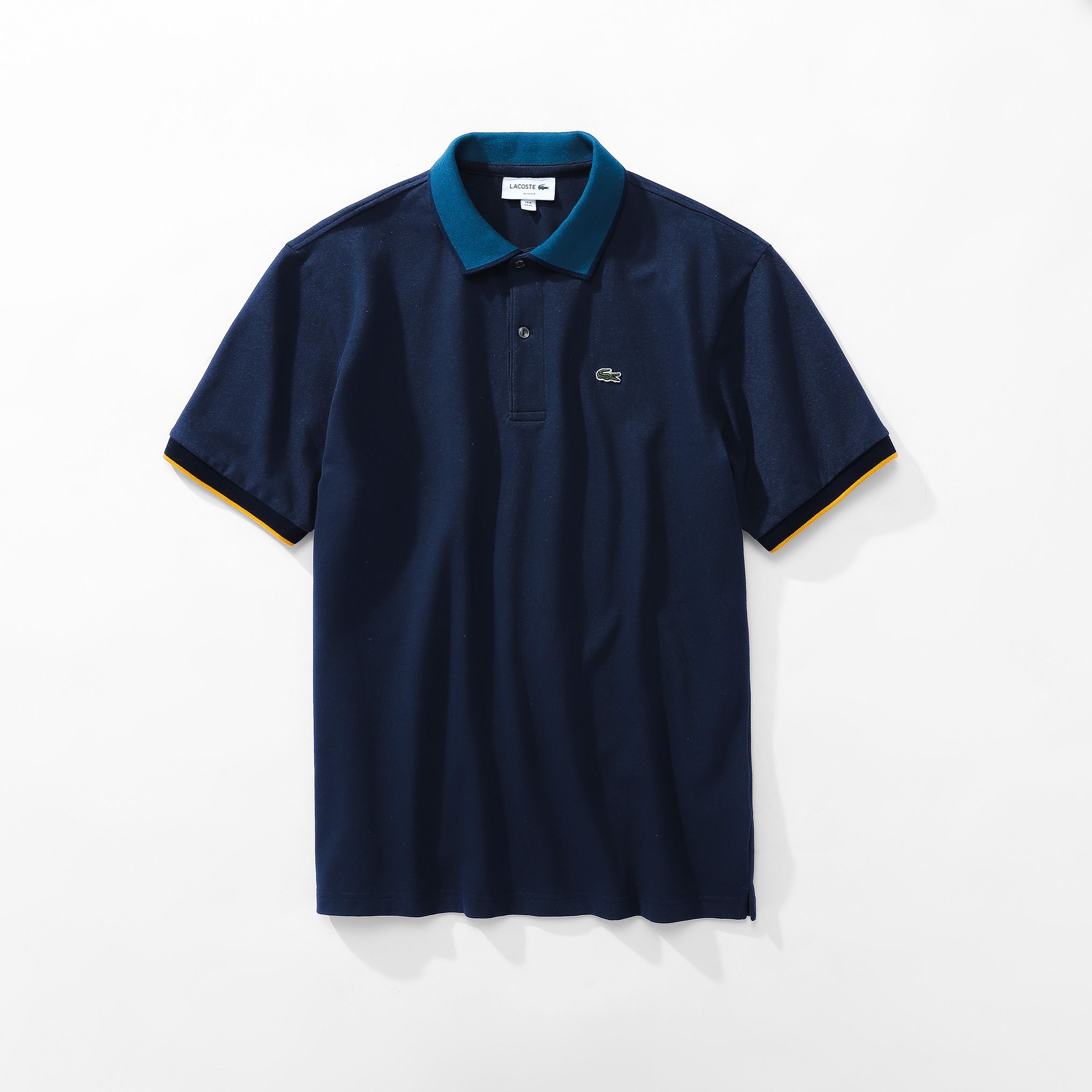 Áo polo nam LCSTE phối viền 57-Xanh navy