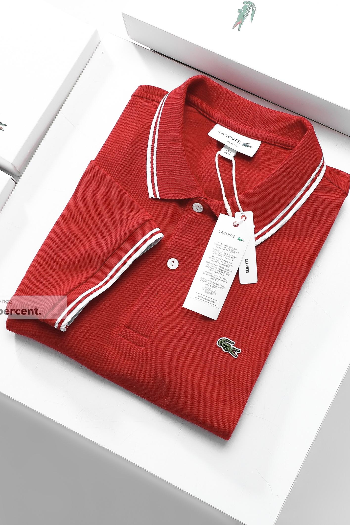 Áo polo nam LCSTE phối viền 28-Đỏ-XXL