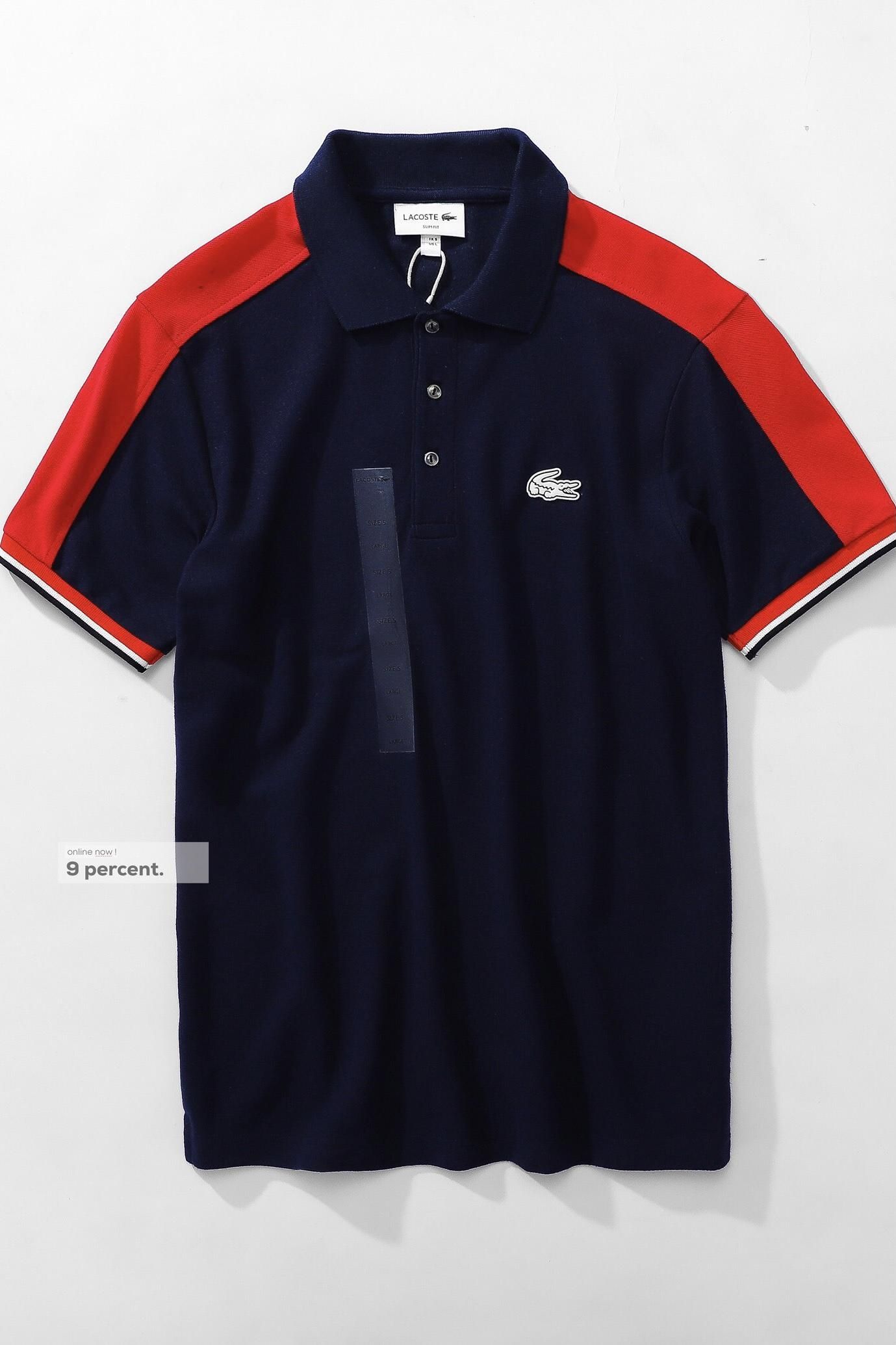 Áo polo nam LCSTE phối thân F-Xanh navy-XL