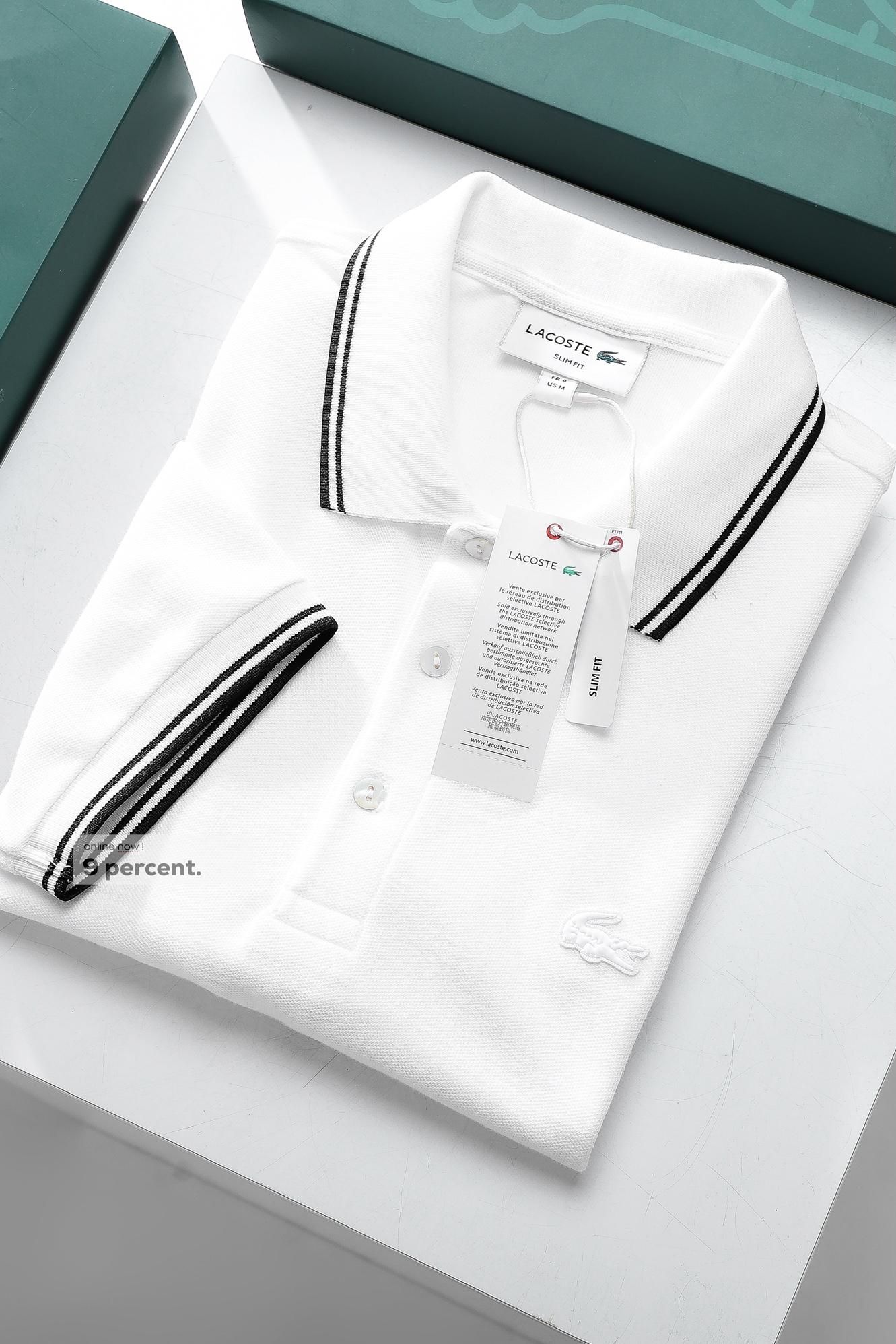 Áo polo nam LCSTE phối viền 83-Trắng-XXXL