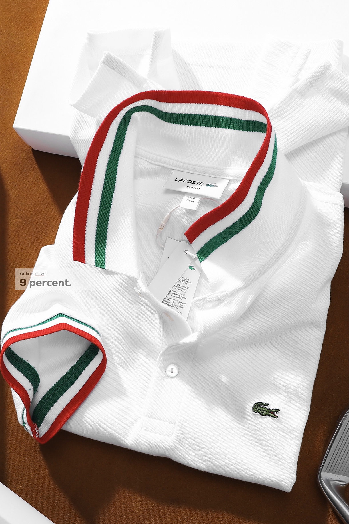Áo polo nam LCSTE phối viền 86-Trắng-XL