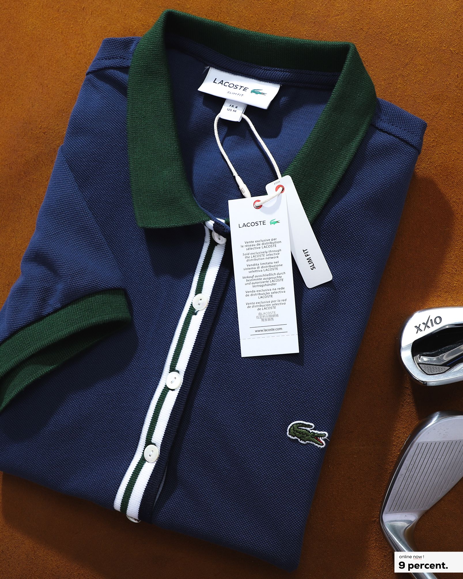 Váy polo nữ LCSTE phối viền 65-Xanh navy