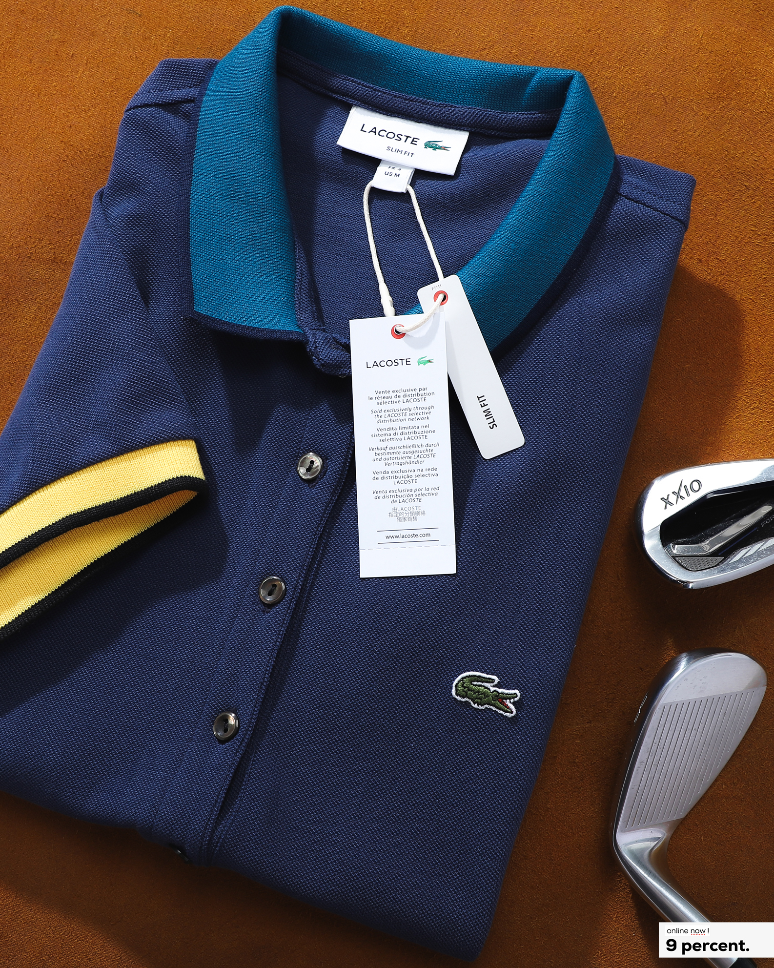 Váy polo nữ LCSTE phối viền 57-Xanh navy