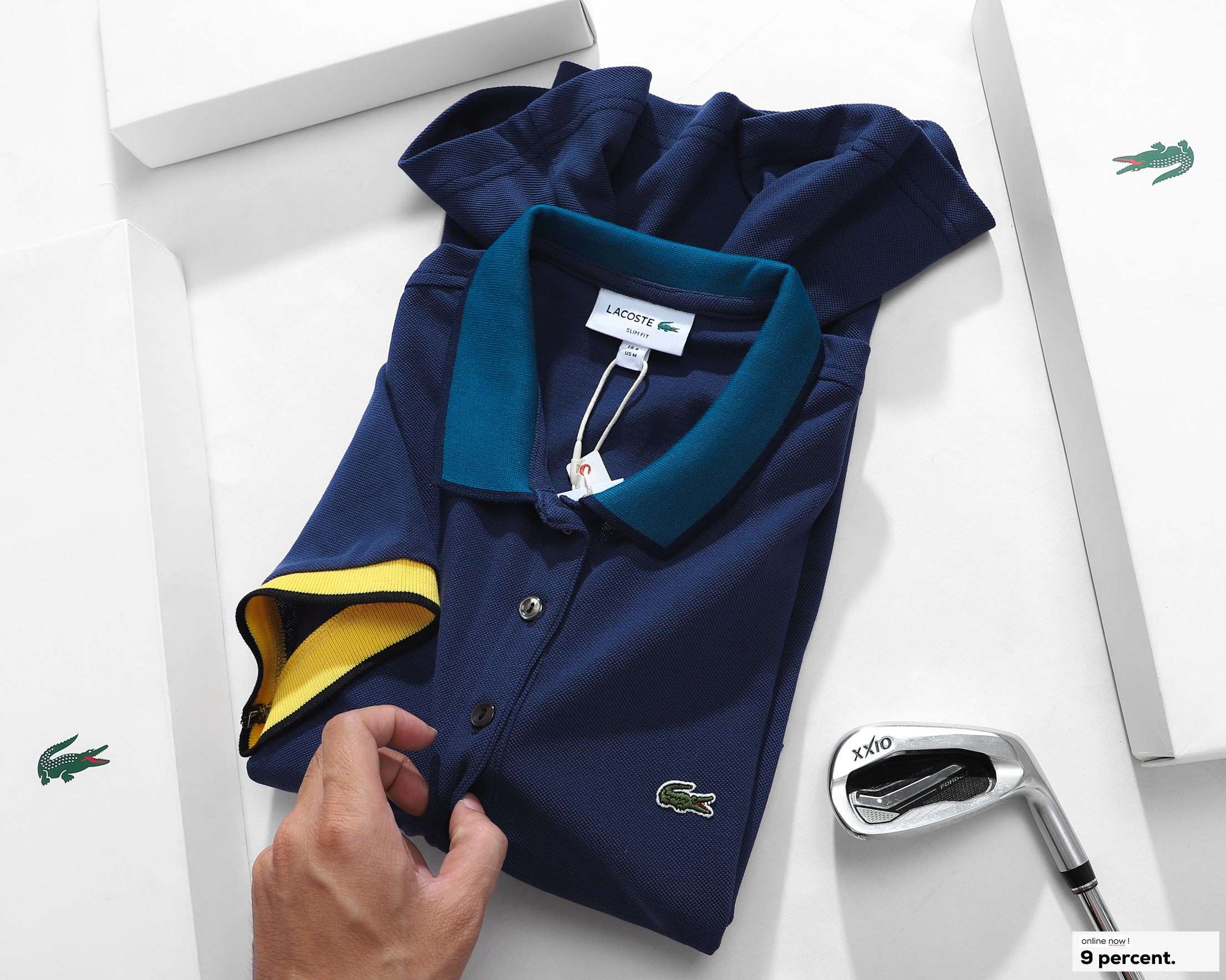 Váy polo nữ LCSTE phối viền 57-Xanh navy