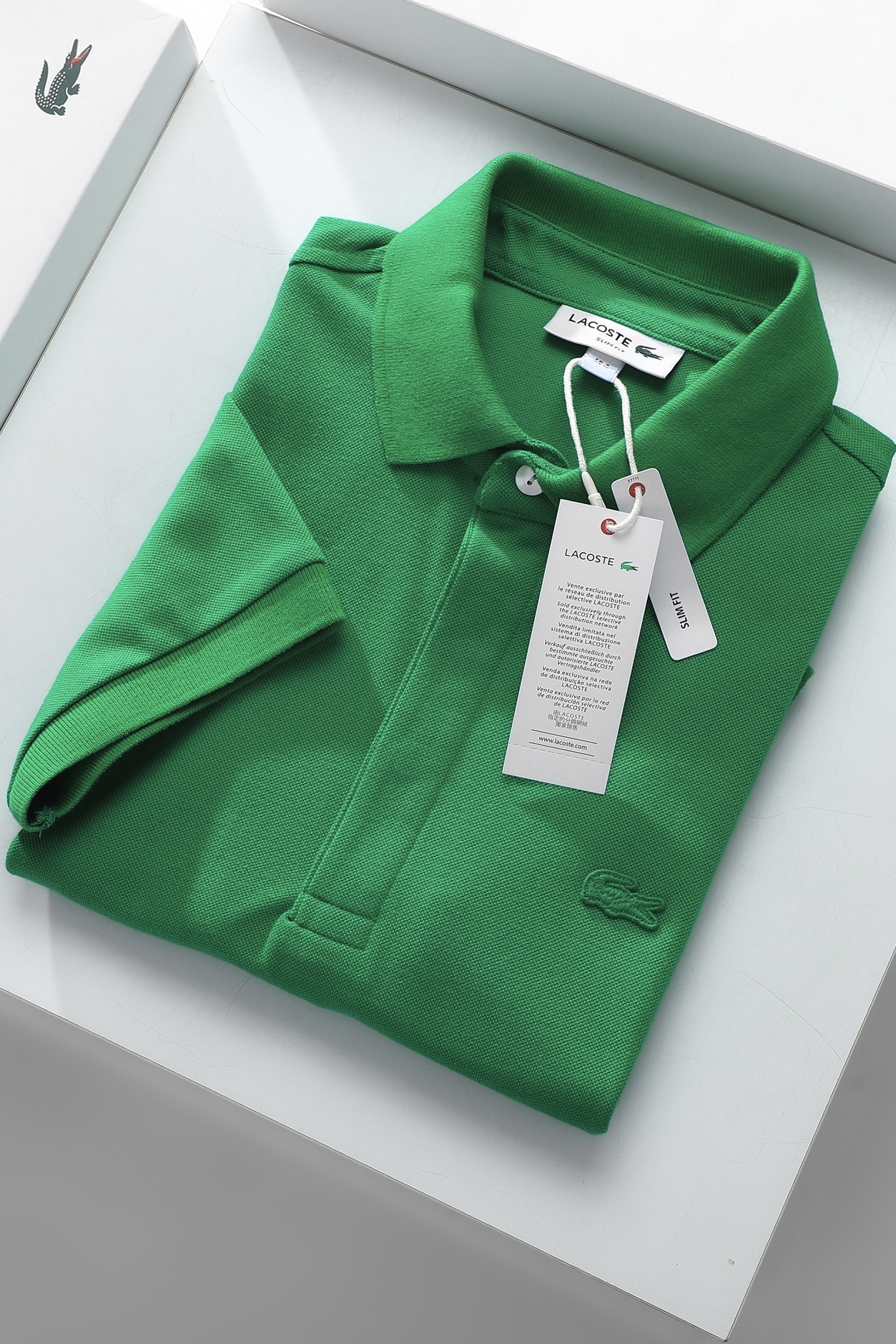 Áo polo nam LCSTE phối trơn CÁ XANH LÁ NẸP CHE-Xanh lá-XXL