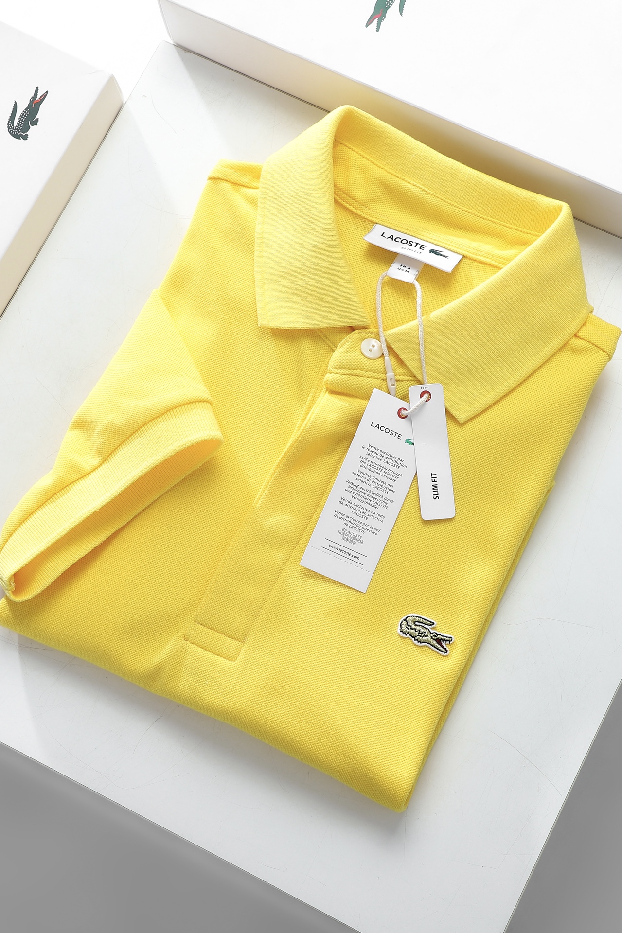 Áo polo nam LCSTE phối trơn CÁ VÀNG ĐẬM NẸP CHE-Vàng đậm-XXL