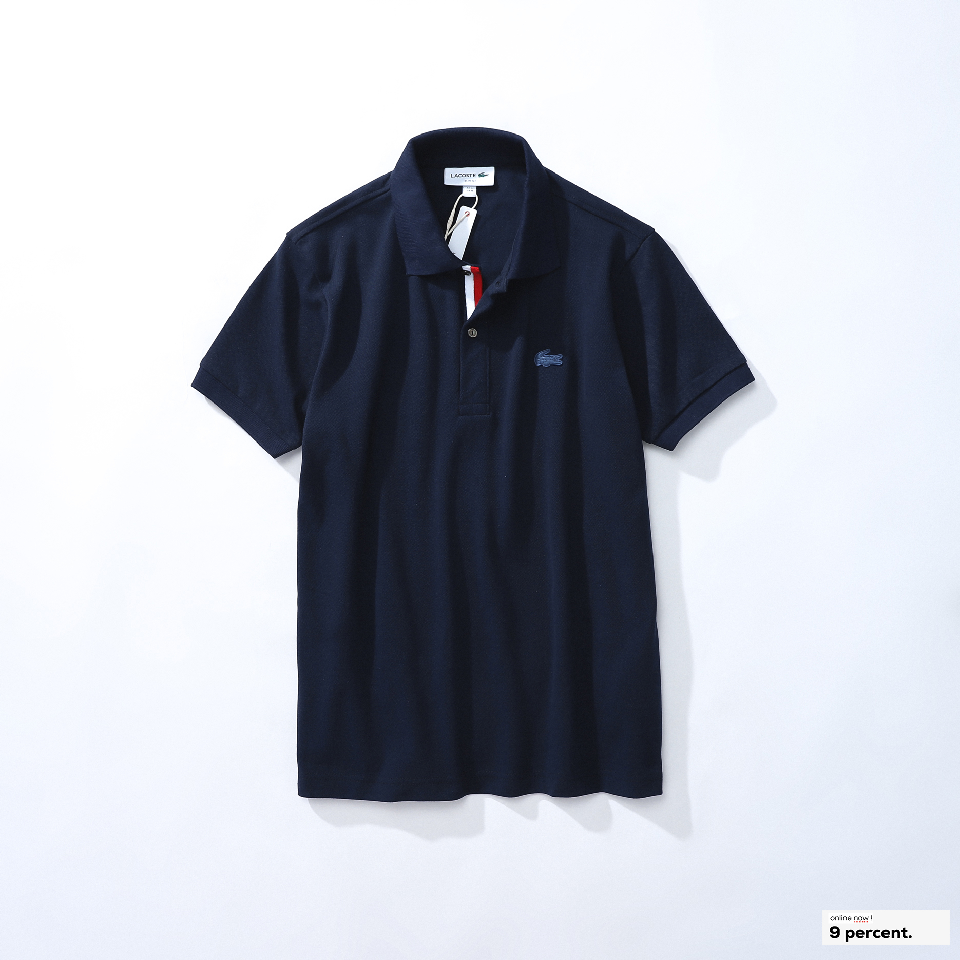 Áo polo nam LCSTE phối viền 96-Xanh navy