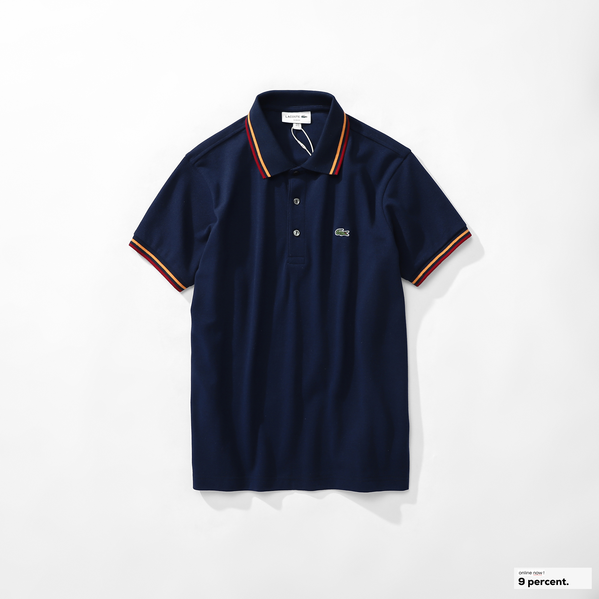 Áo polo nam LCSTE phối viền 104-Xanh navy