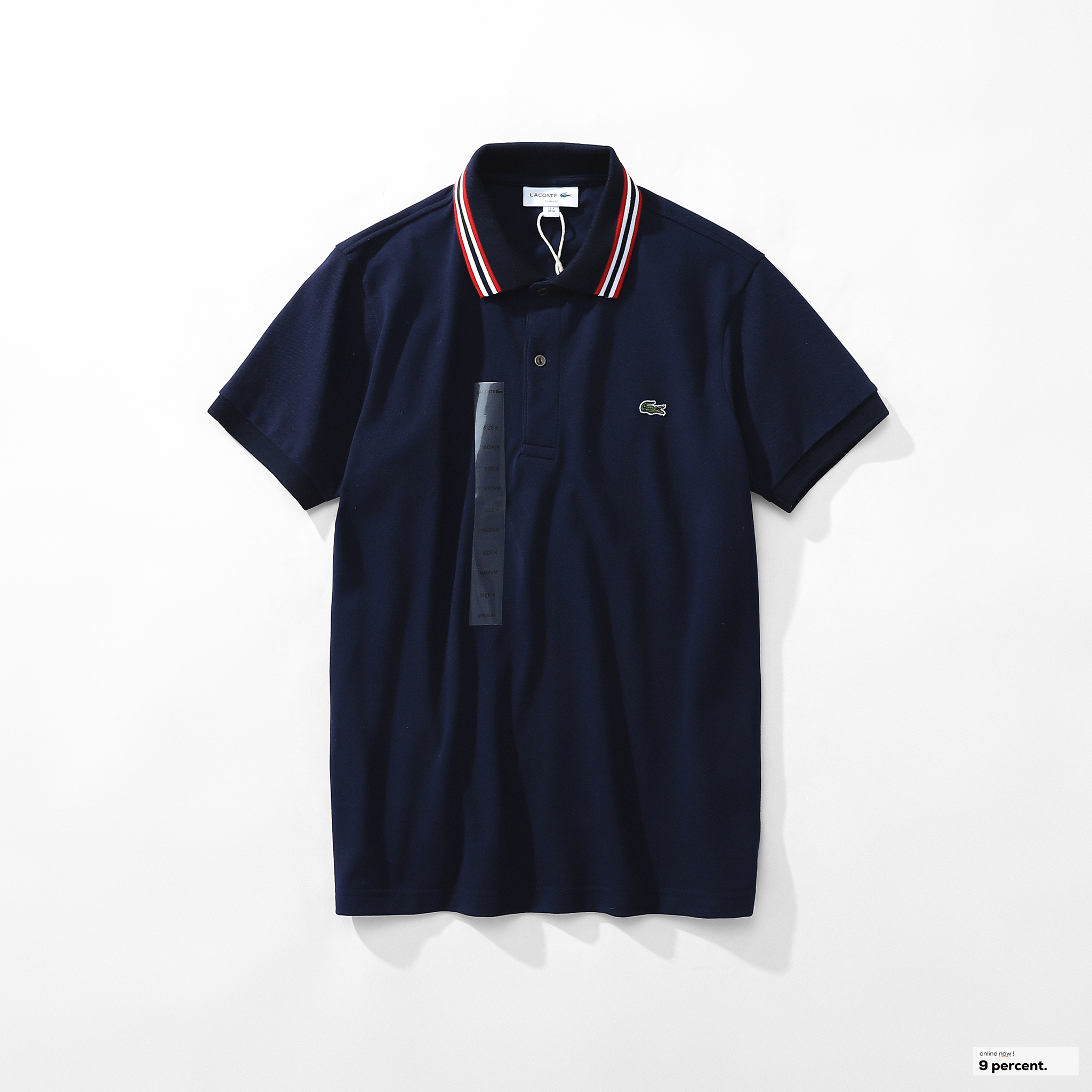 Áo polo nam LCSTE phối viền 118-Xanh navy