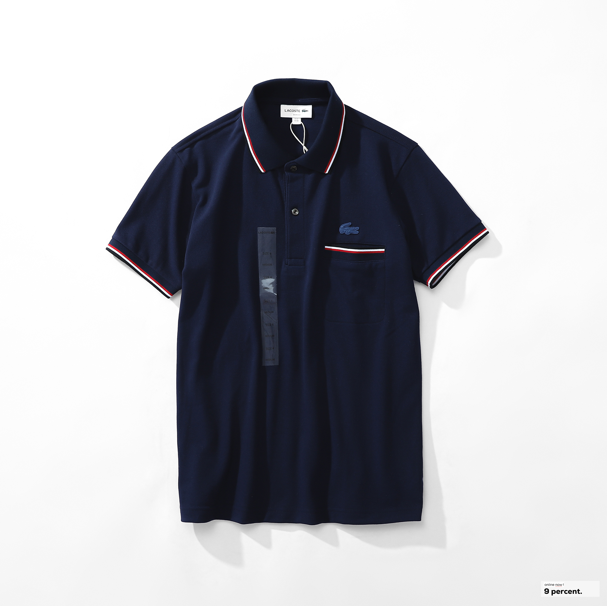 Áo polo nam LCSTE phối viền 108-Xanh navy(01)