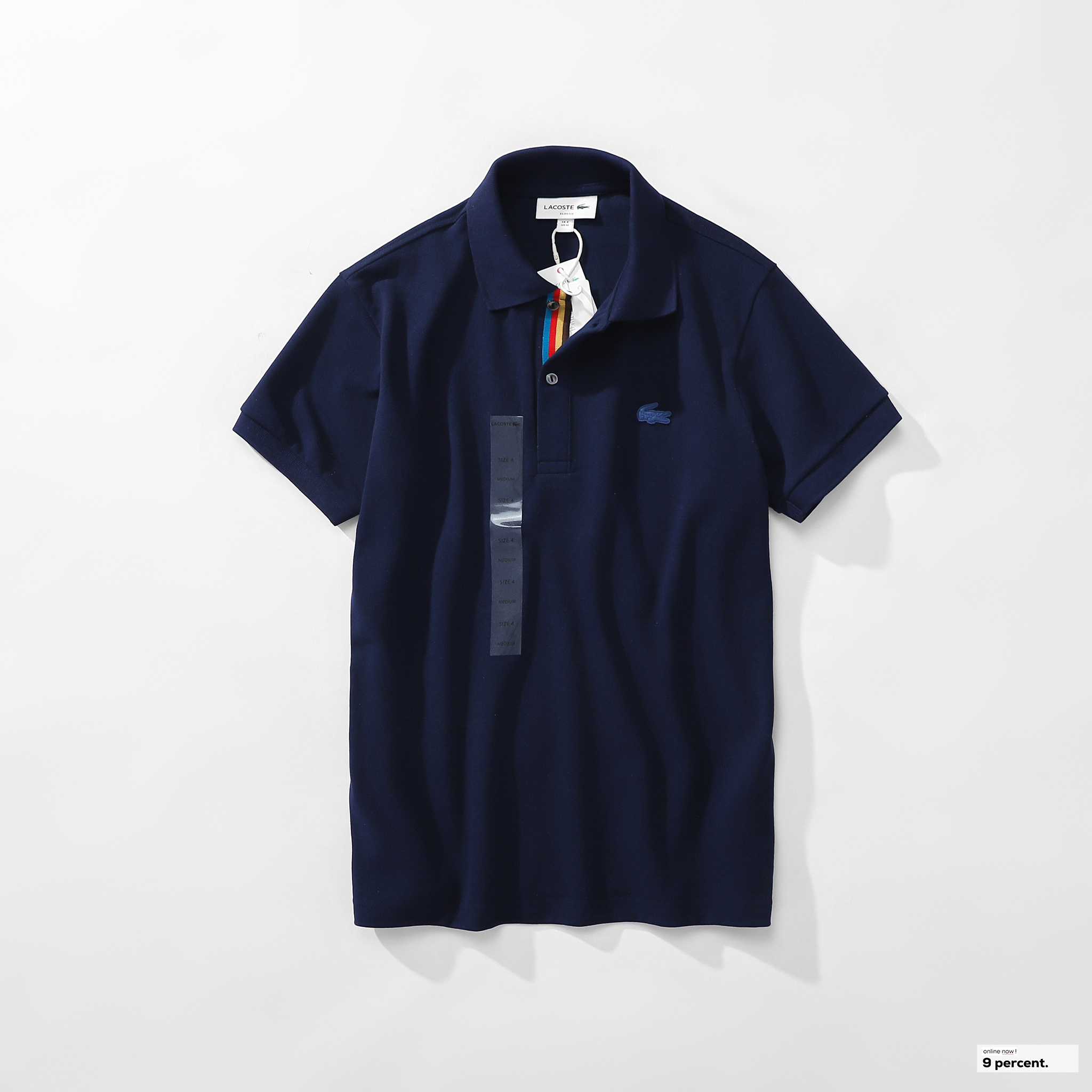 Áo polo nam LCSTE phối viền 114-Xanh navy