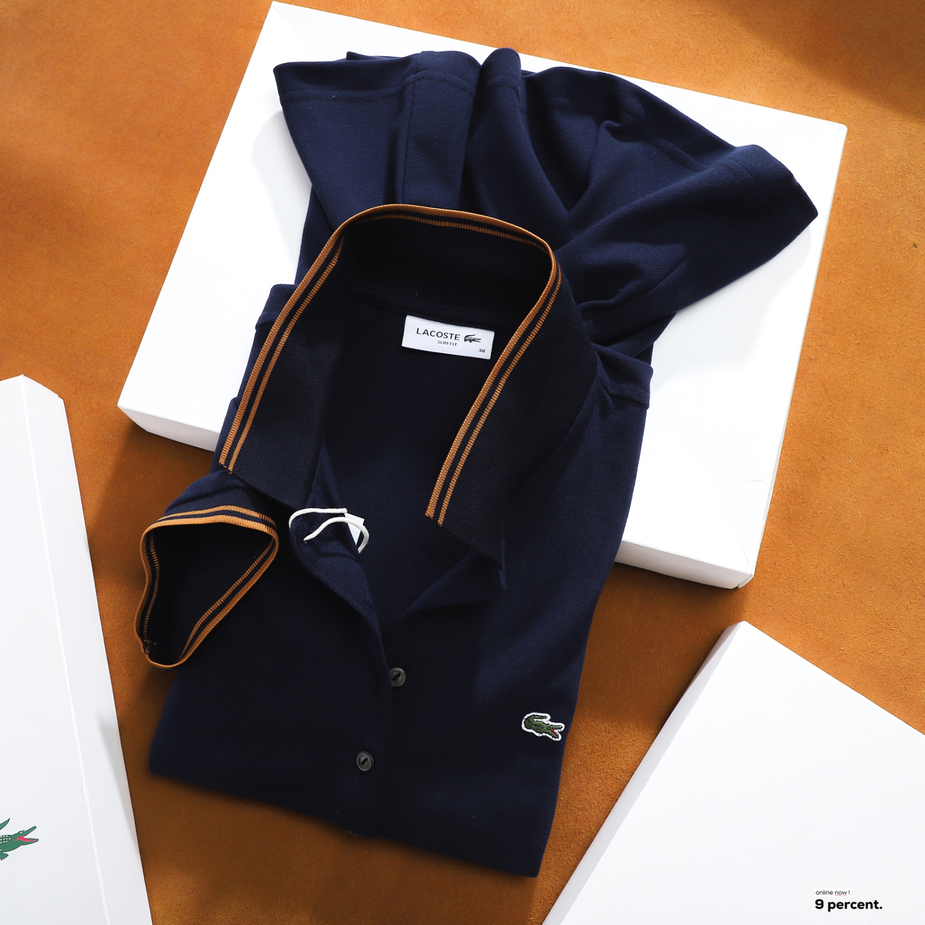 Váy polo nữ LCSTE phối viền 117-Xanh navy