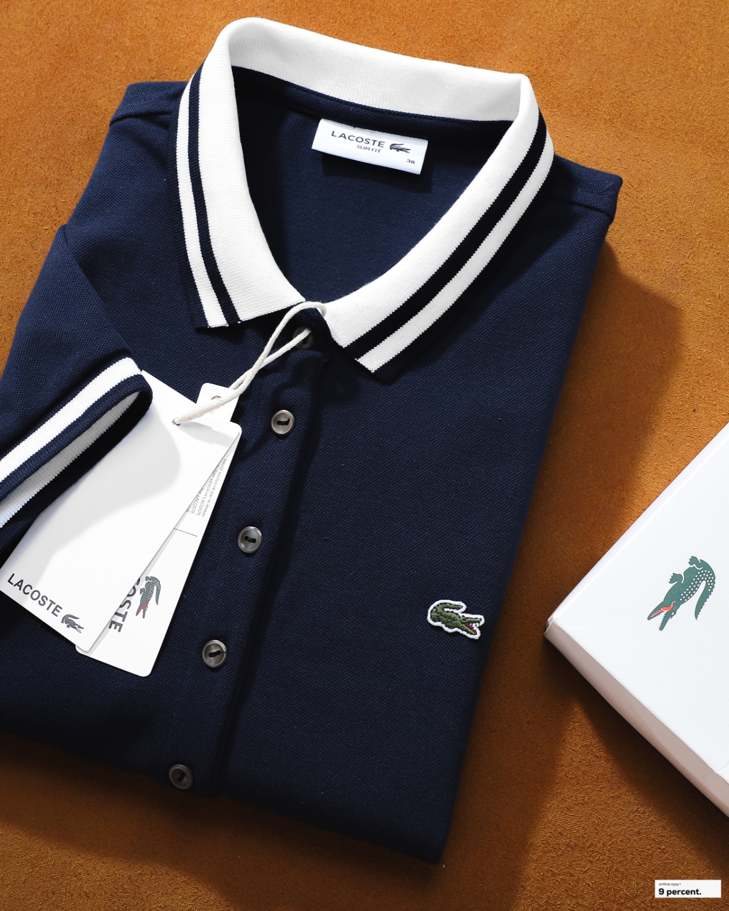 Váy polo nữ LCSTE phối viền 100-Xanh navy