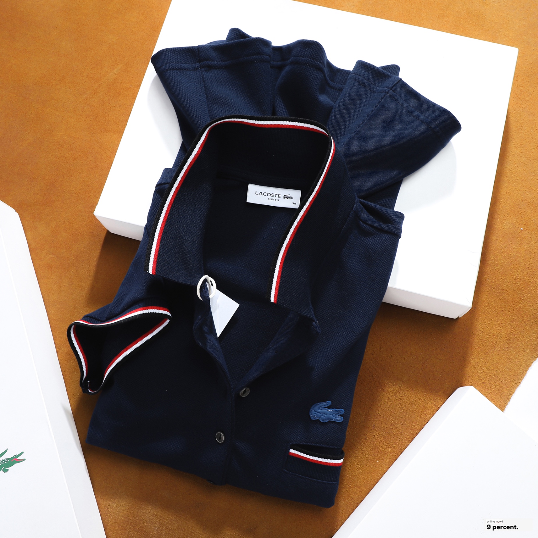 Váy polo nữ LCSTE phối viền 108-Xanh navy(01)