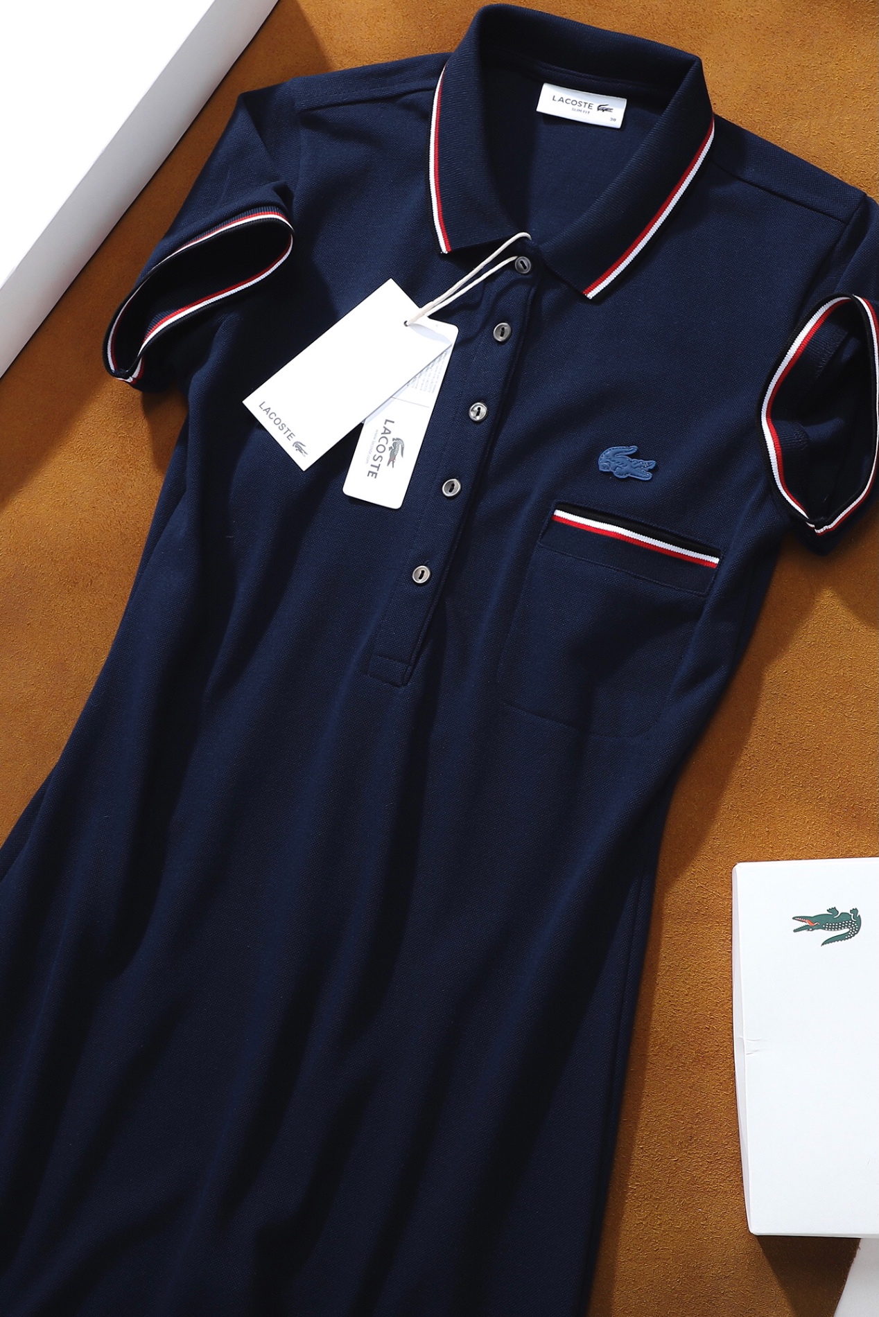 Váy polo nữ LCSTE phối viền 108-Xanh navy(01)