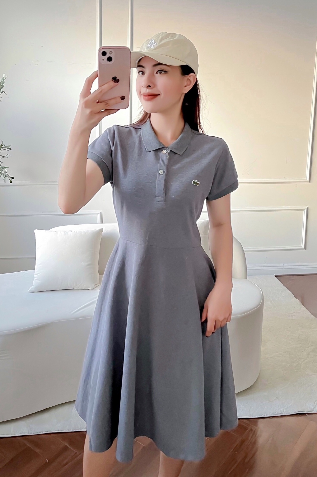 Váy Polo Nữ Màu Đen Buộc Dây Nơ Lưng Cổ Sơ Mi Ngắn Tay Dáng Xoè Phong Cách  Hàn Quốc Năng Động Thể Thao Cá Tính Loại 1 | Shopee Việt Nam