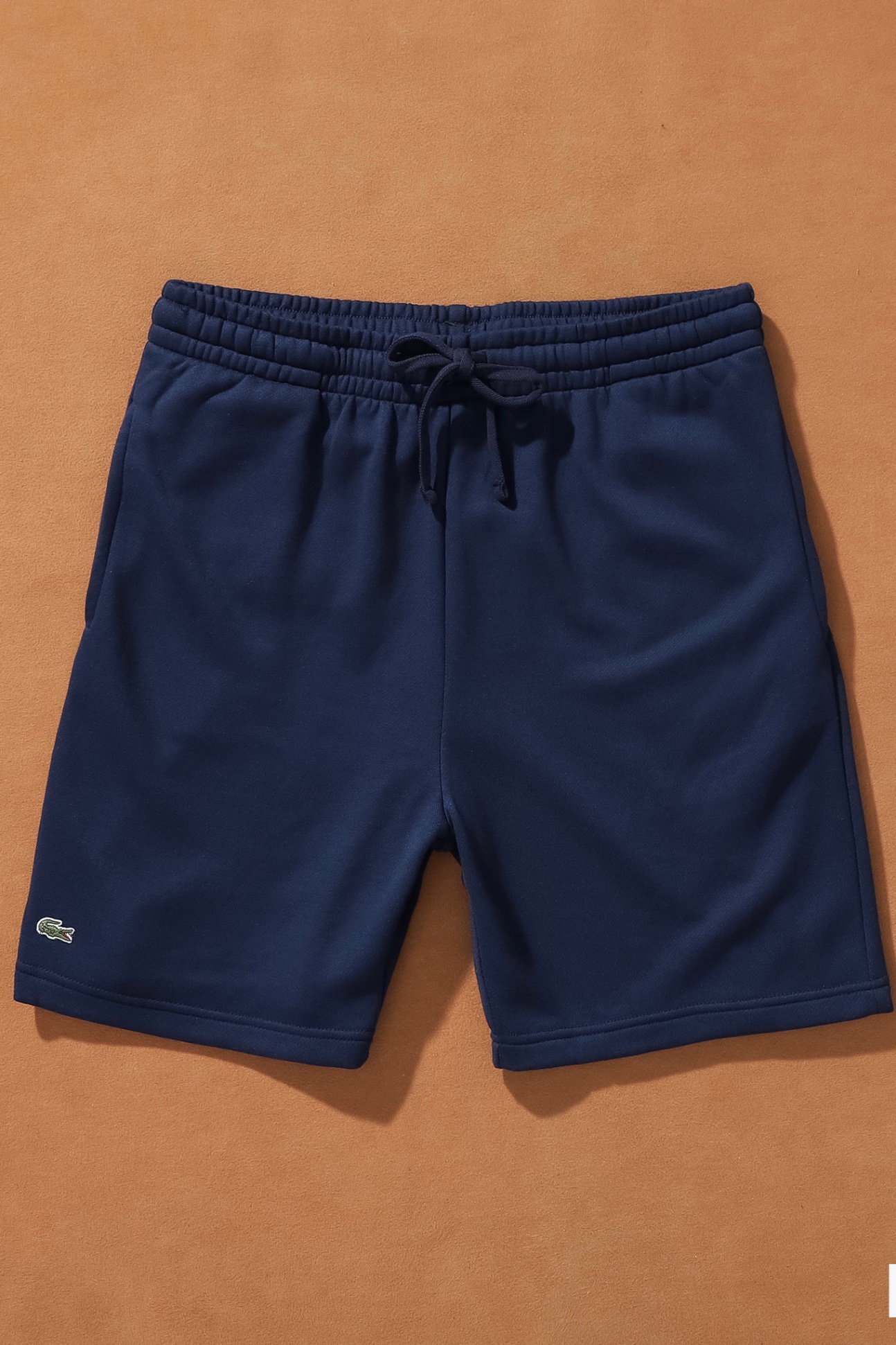 Quần short nam LCSTE NỈ phối trơn CÁ XANH NHỎ-Xanh navy