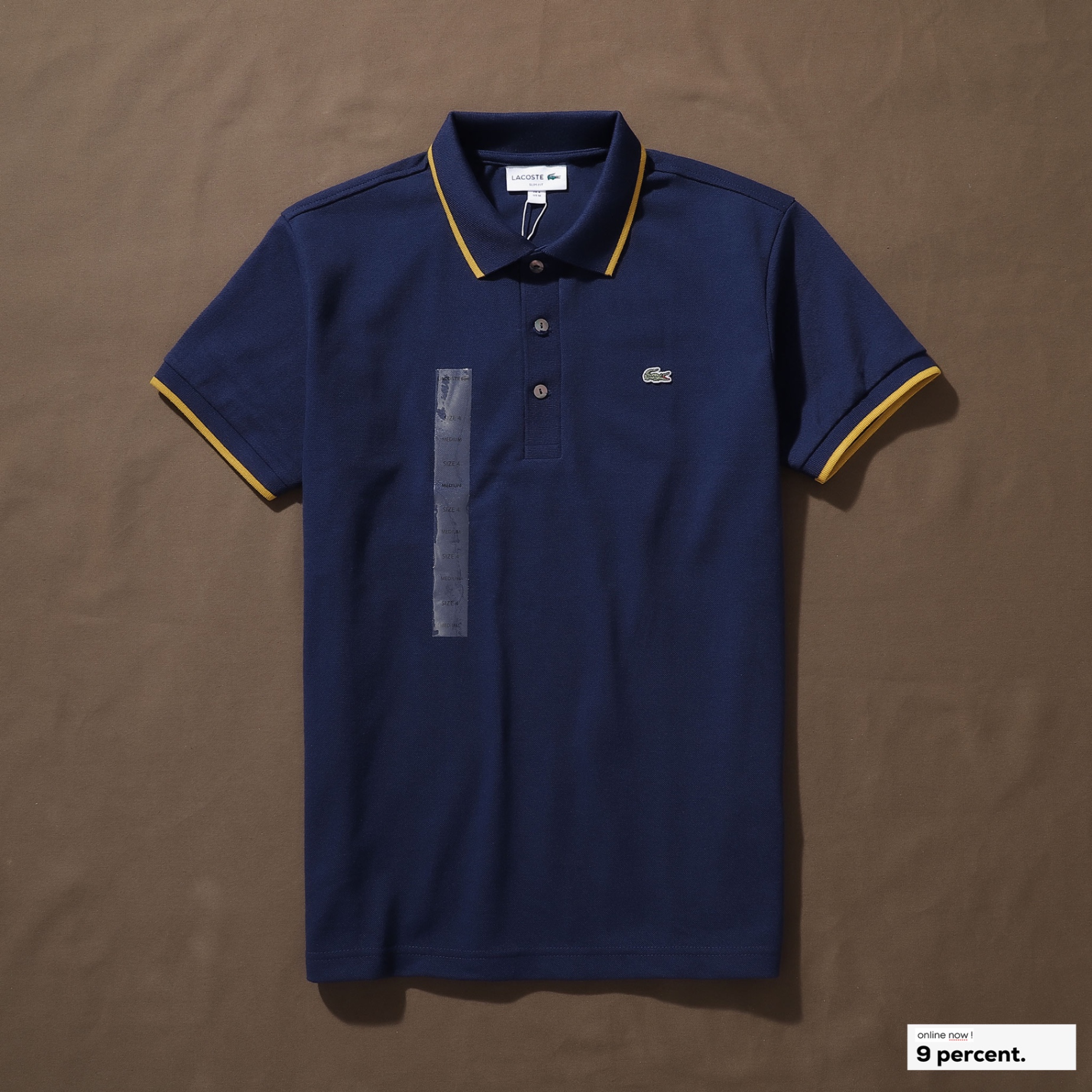 Áo polo nam LCSTE phối viền 151-Xanh navy