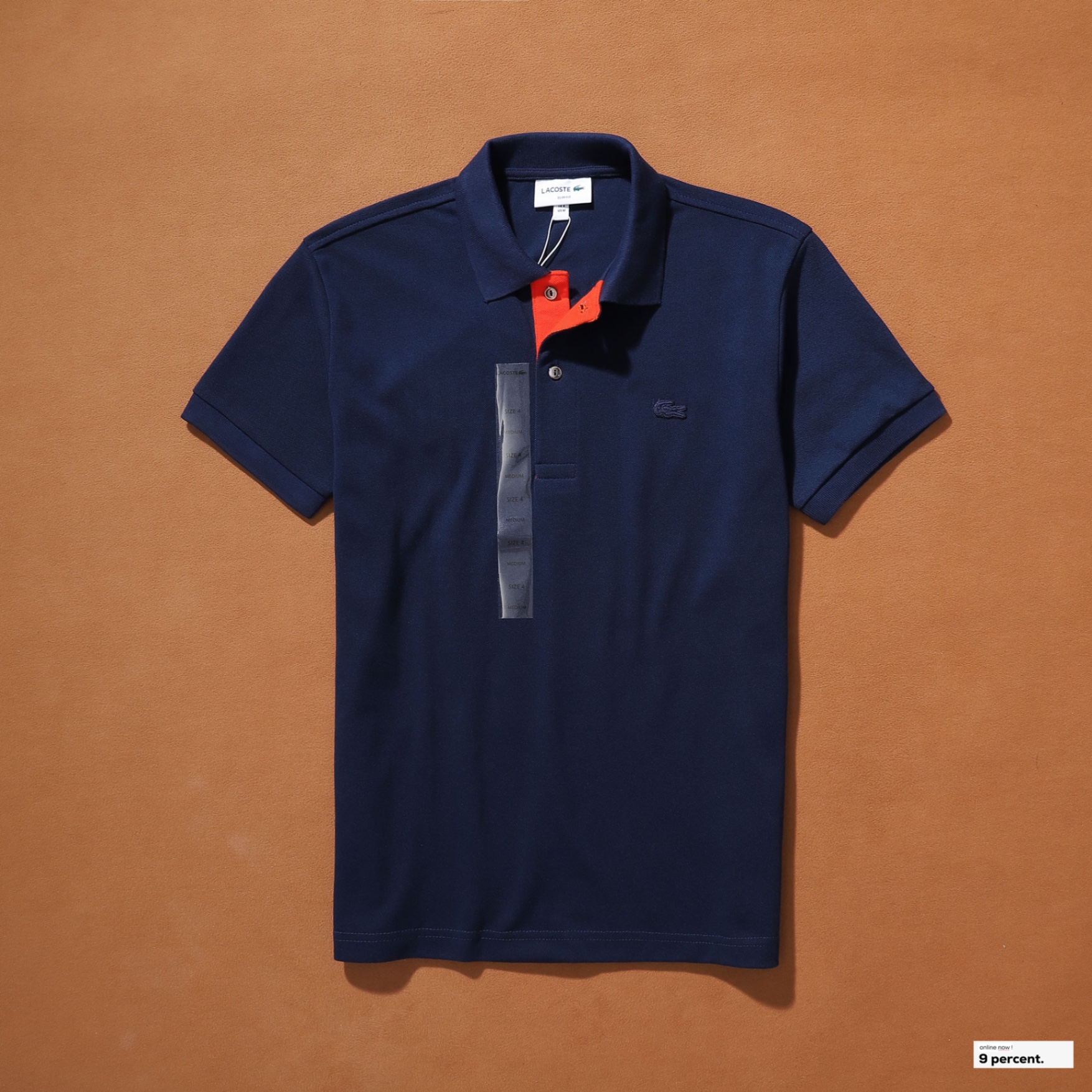 Áo polo nam LCSTE phối viền 154-Xanh navy