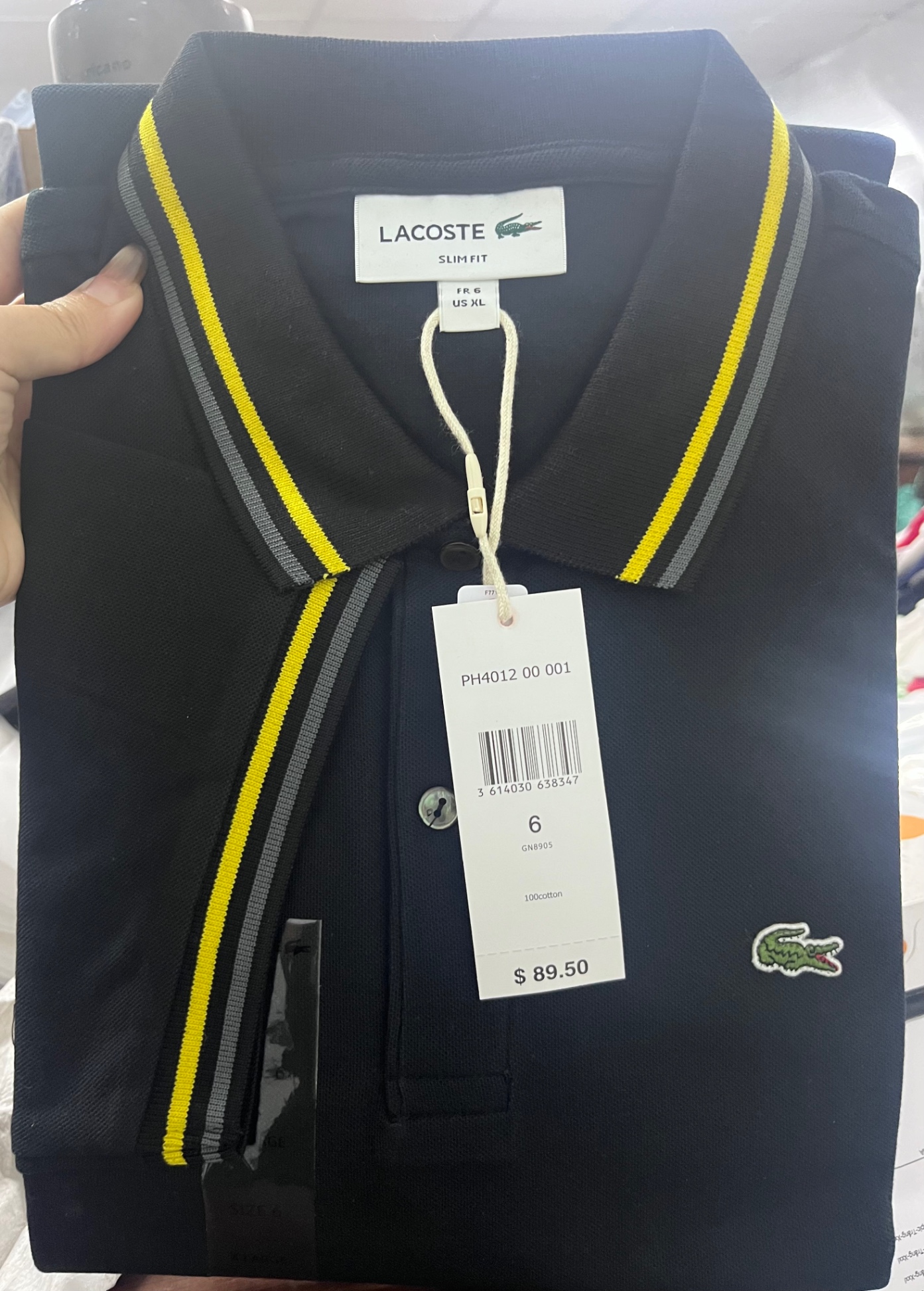 Áo polo nam LCSTE phối viền 58-Đenn-XXXL