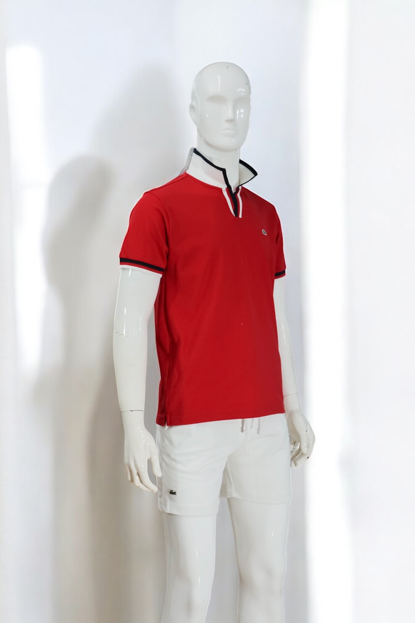 Áo polo nam LCSTE phối viền 176-Đỏ
