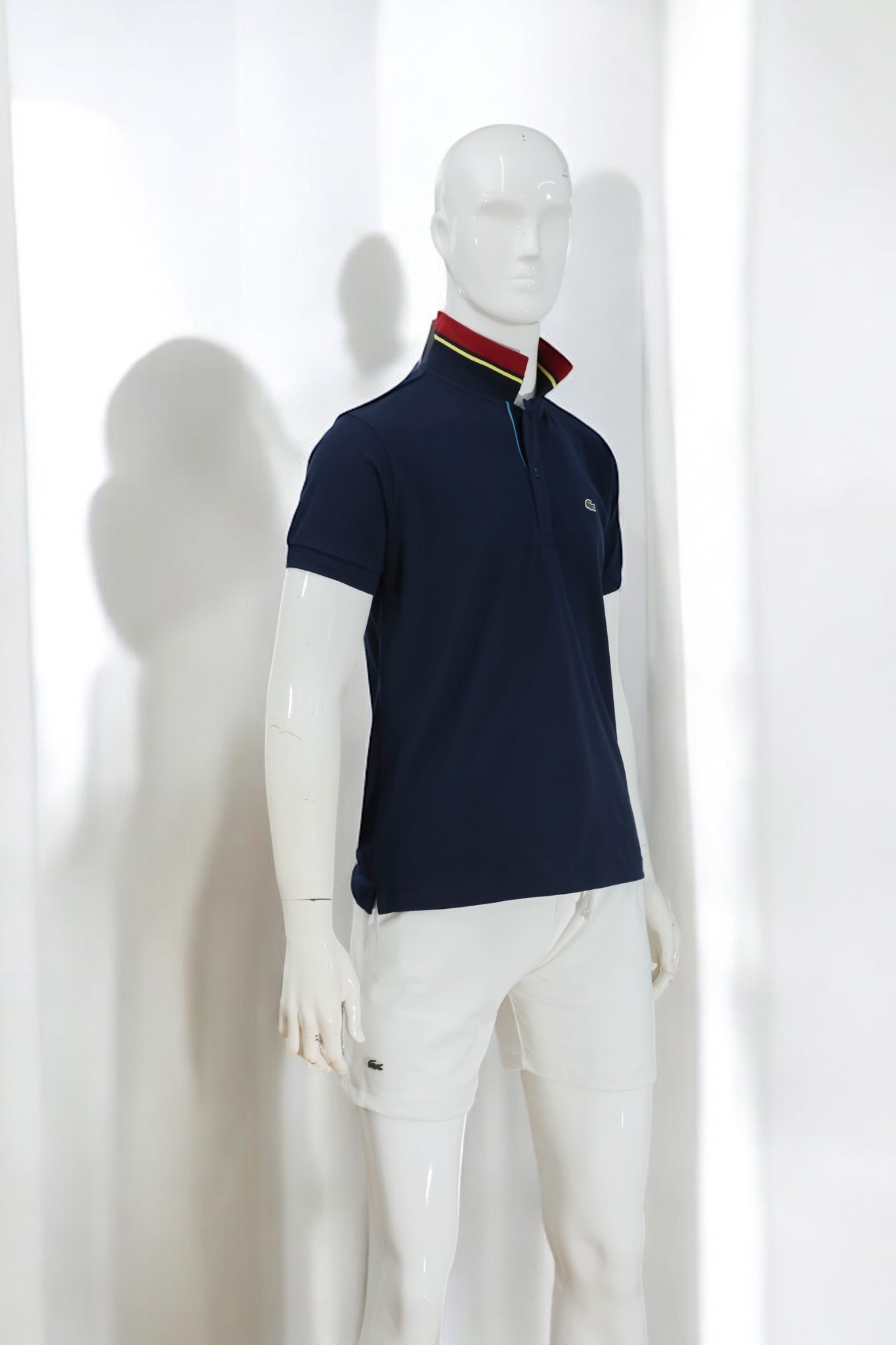 Áo polo nam LCSTE phối viền 190-Xanh navy