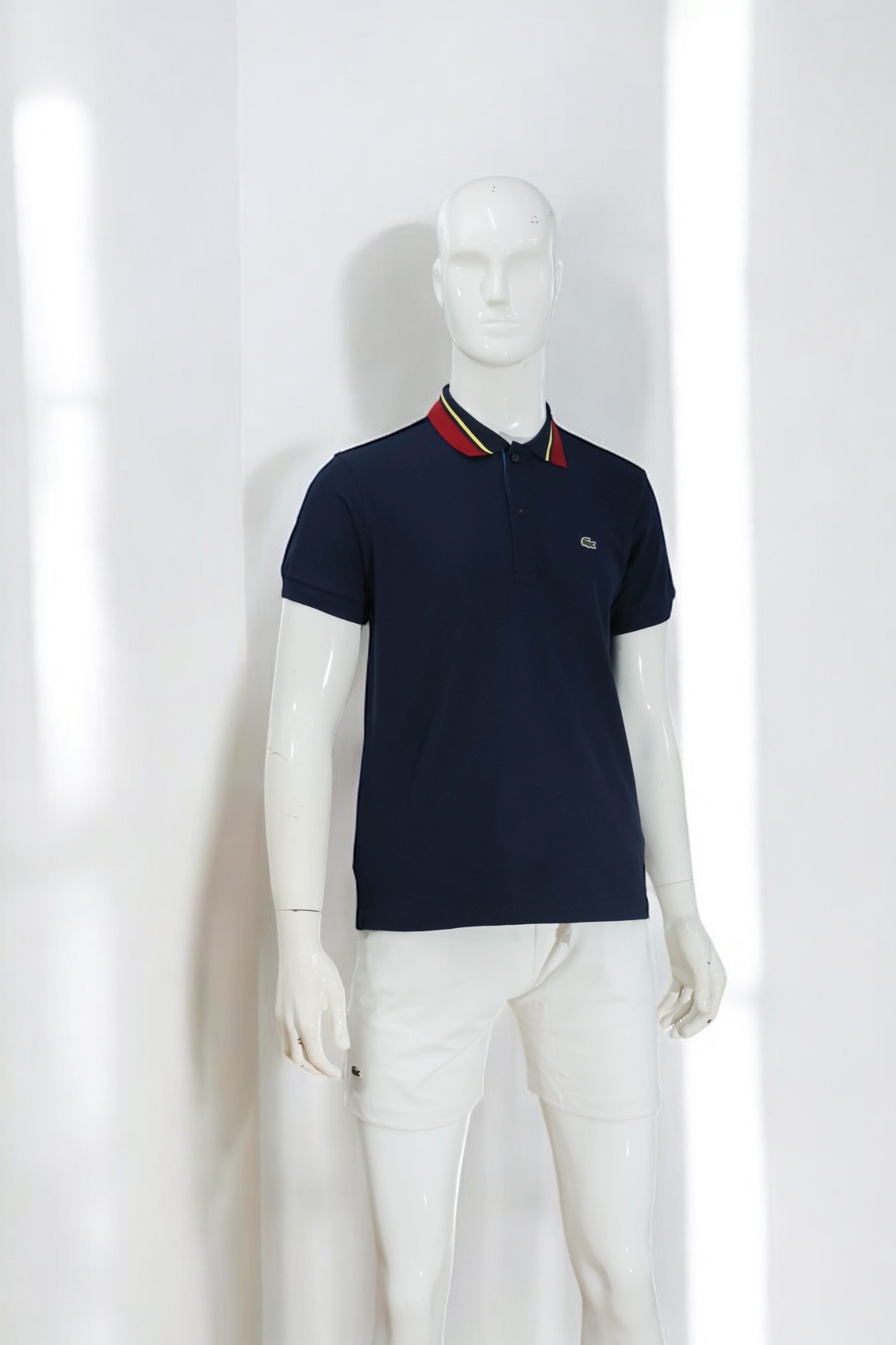Áo polo nam LCSTE phối viền 190-Xanh navy