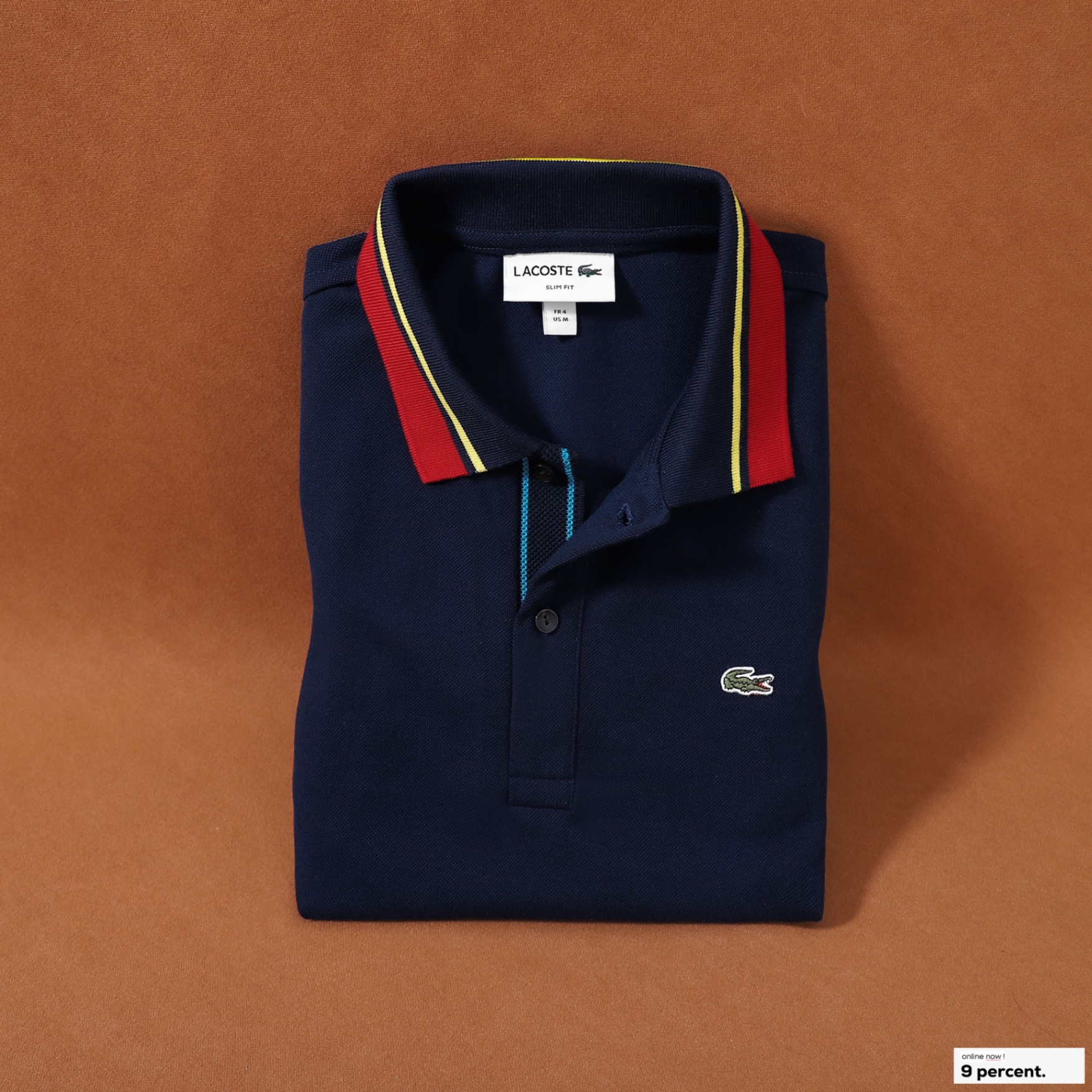 Áo polo nam LCSTE phối viền 190-Xanh navy