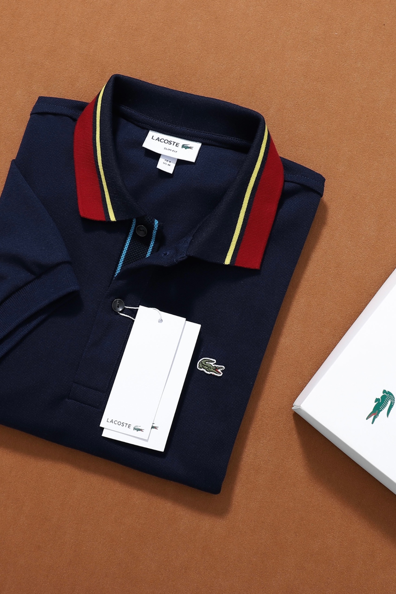 Áo polo nam LCSTE phối viền 190-Xanh navy