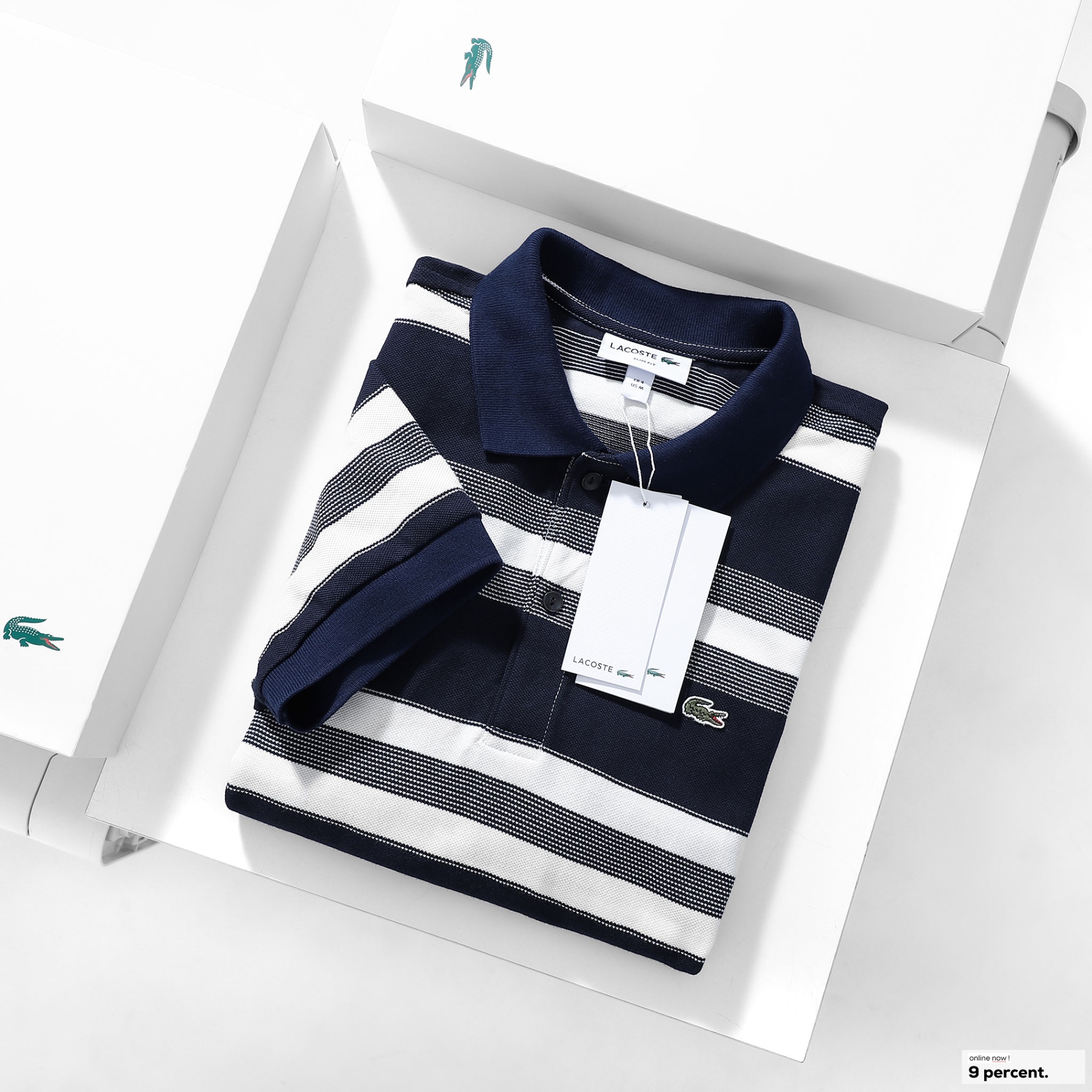 Áo polo nam LCSTE phối họa tiết T67-Xanh navy