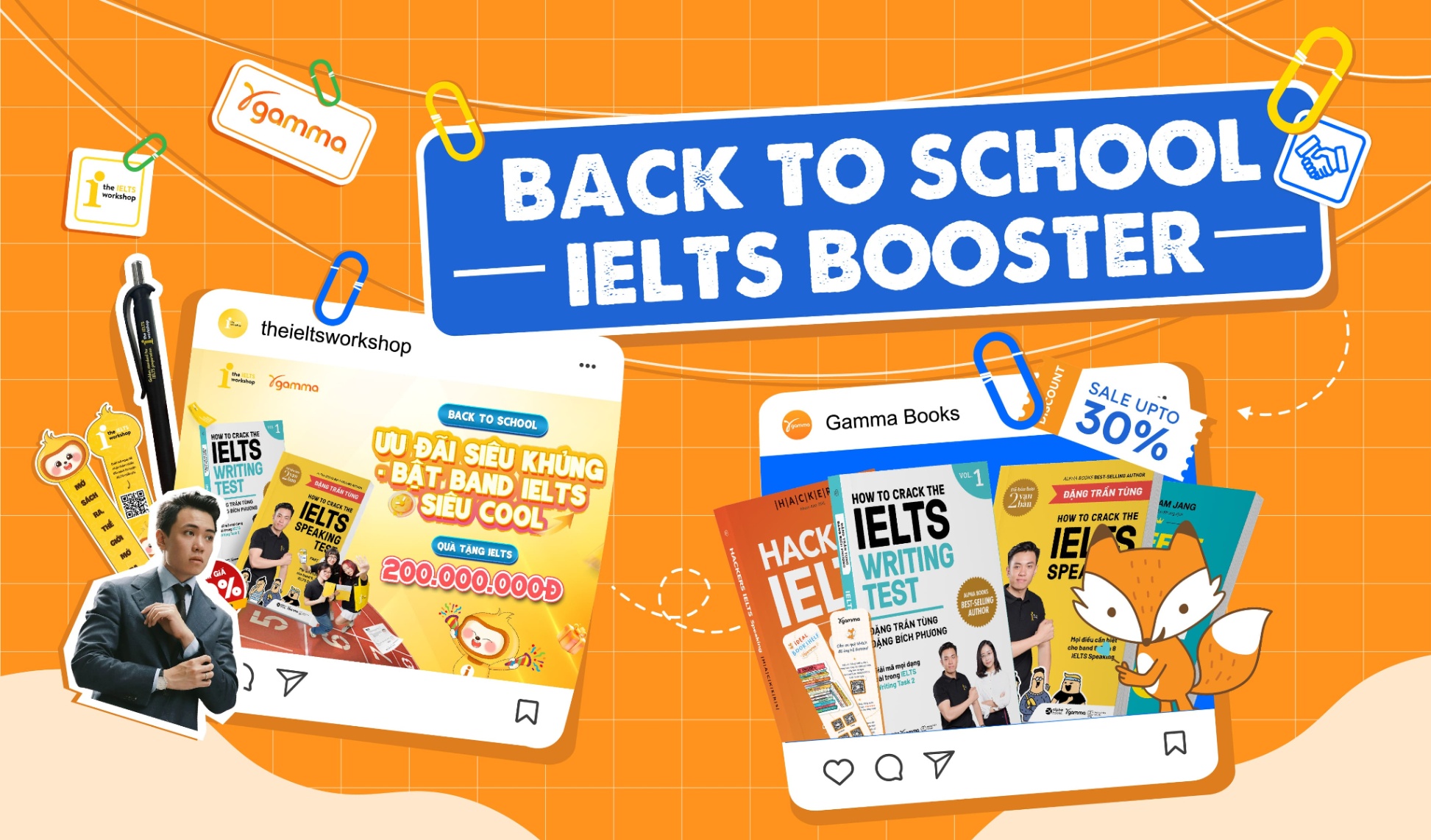 BACK TO SCHOOL: ƯU ĐÃI SIÊU KHỦNG - BẬT BAND IELTS SIÊU COOL