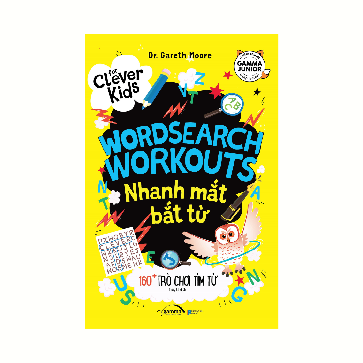 Word search workout for clever kids - Nhanh mắt bắt từ - 160+ trò chơi tìm từ