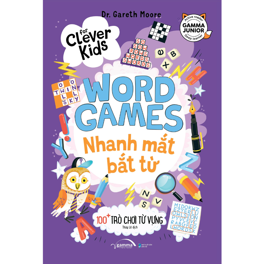 Word games for clever kids - Nhanh mắt bắt từ - 100+ trò chơi từ vựng