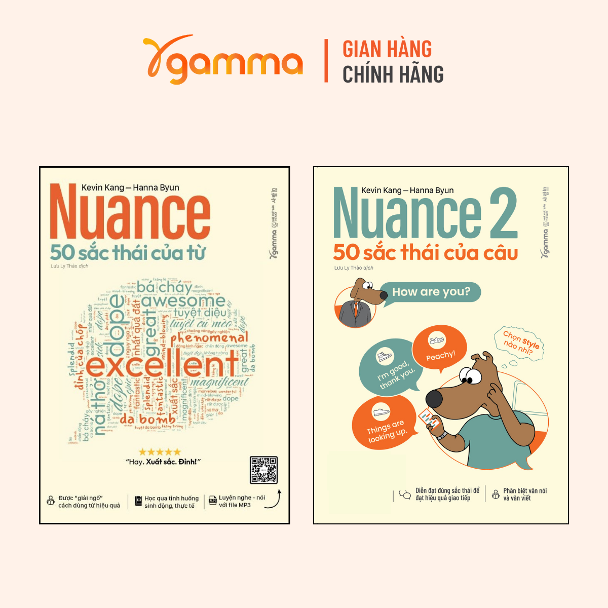 Combo Nuance 1 - 50 Sắc Thái Của Từ & Nuance 2 - 50 Sắc Thái Của Câu