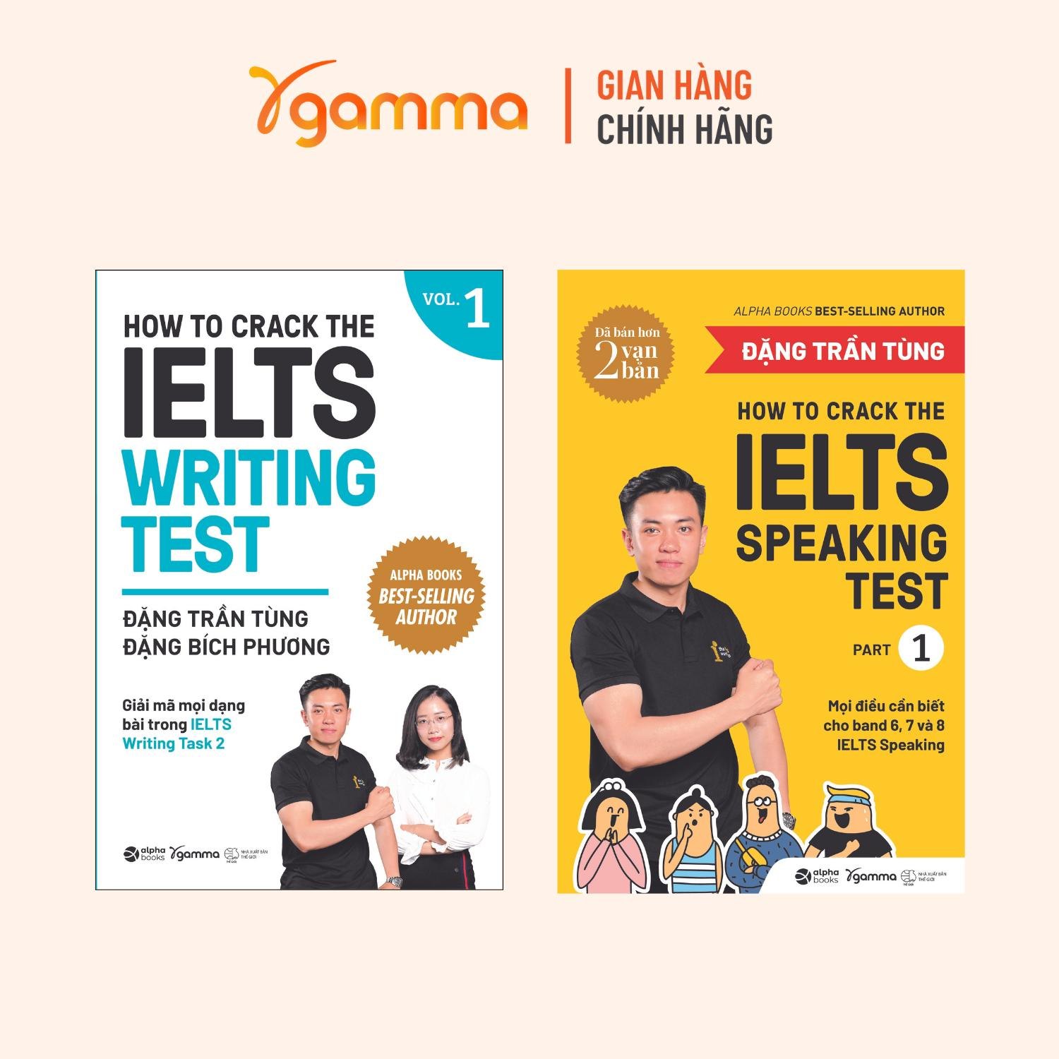 Combo How To Crack The IELTS Writing - Vol 1 & How To Crack The IELTS Speaking Test - Part 1