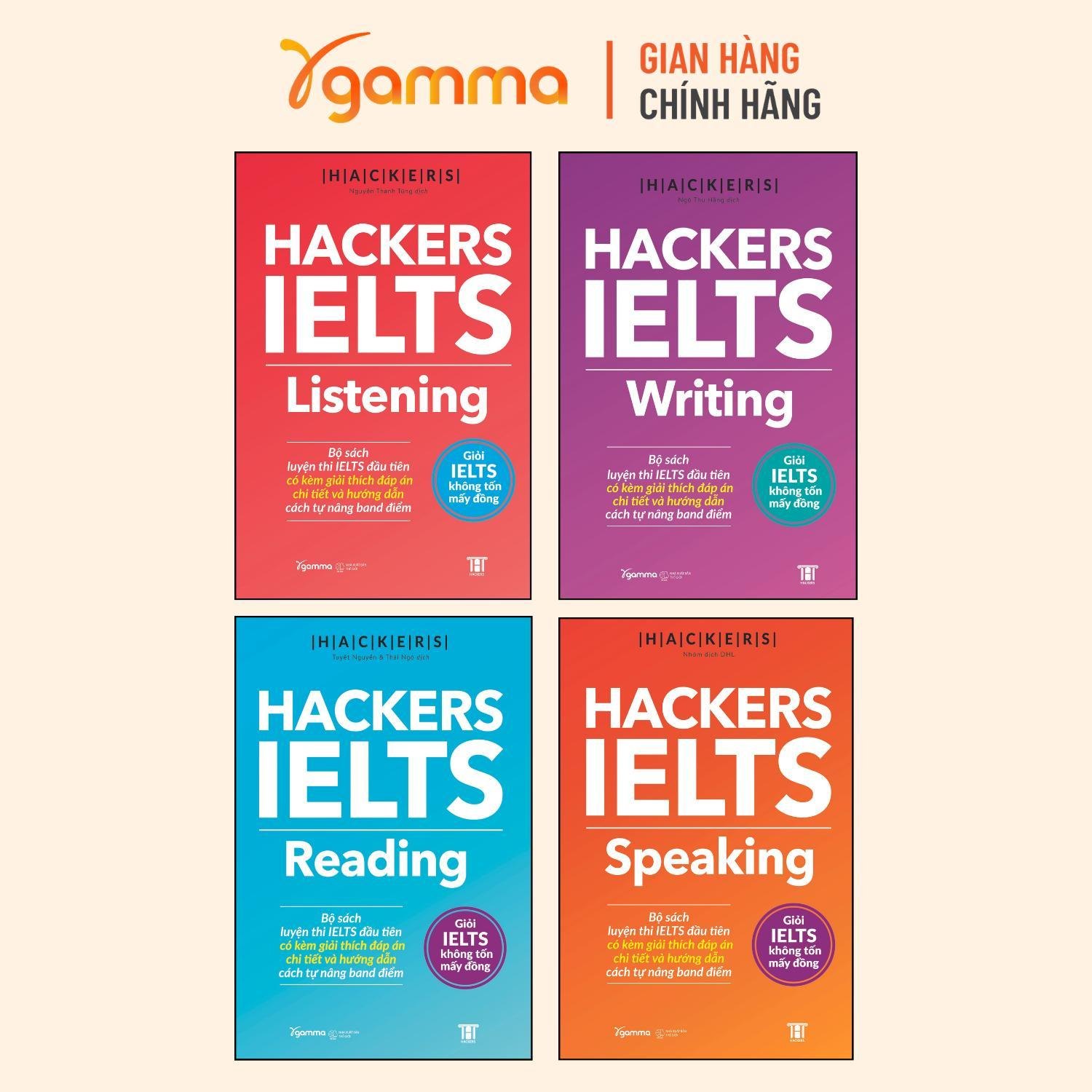 Combo Hackers IELTS Writing + Speaking + Reading + Listening