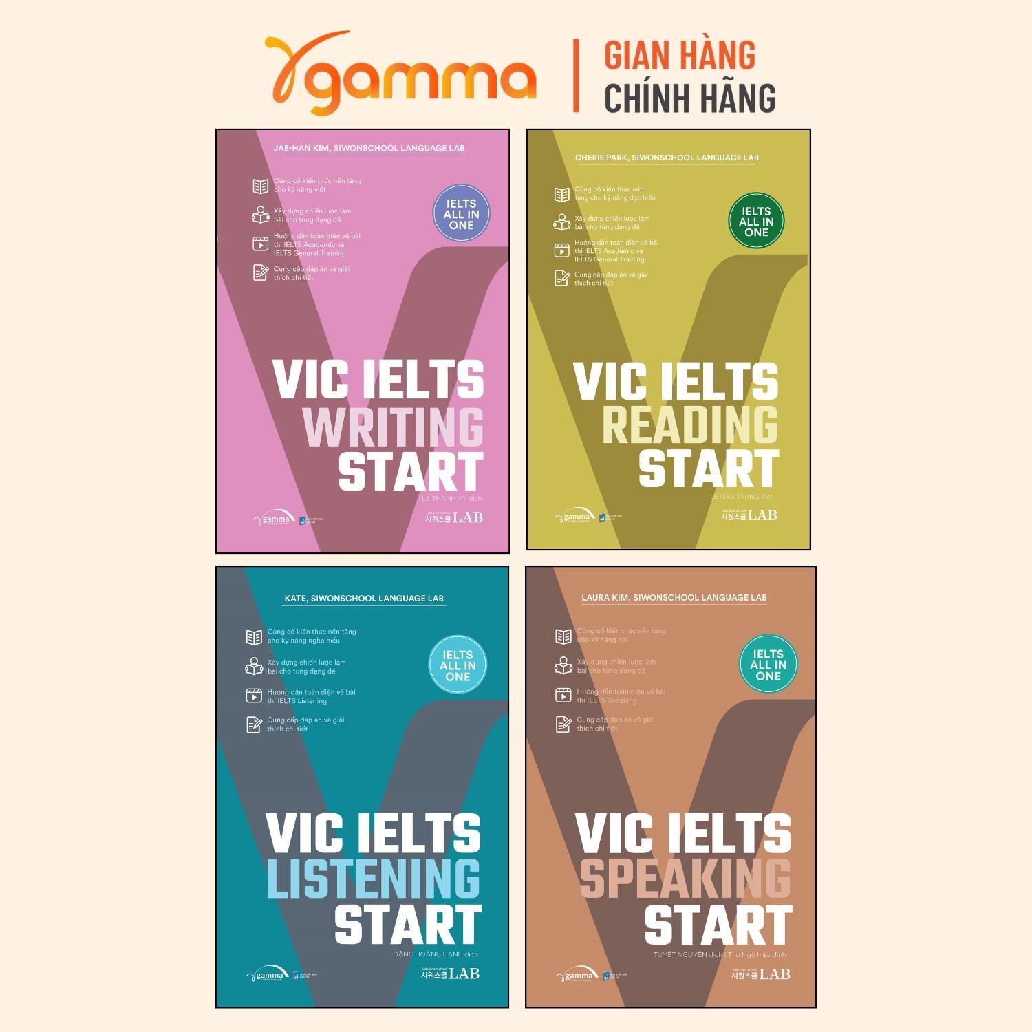 Combo VIC IELTS Writing + Speaking + Reading + Listening Start