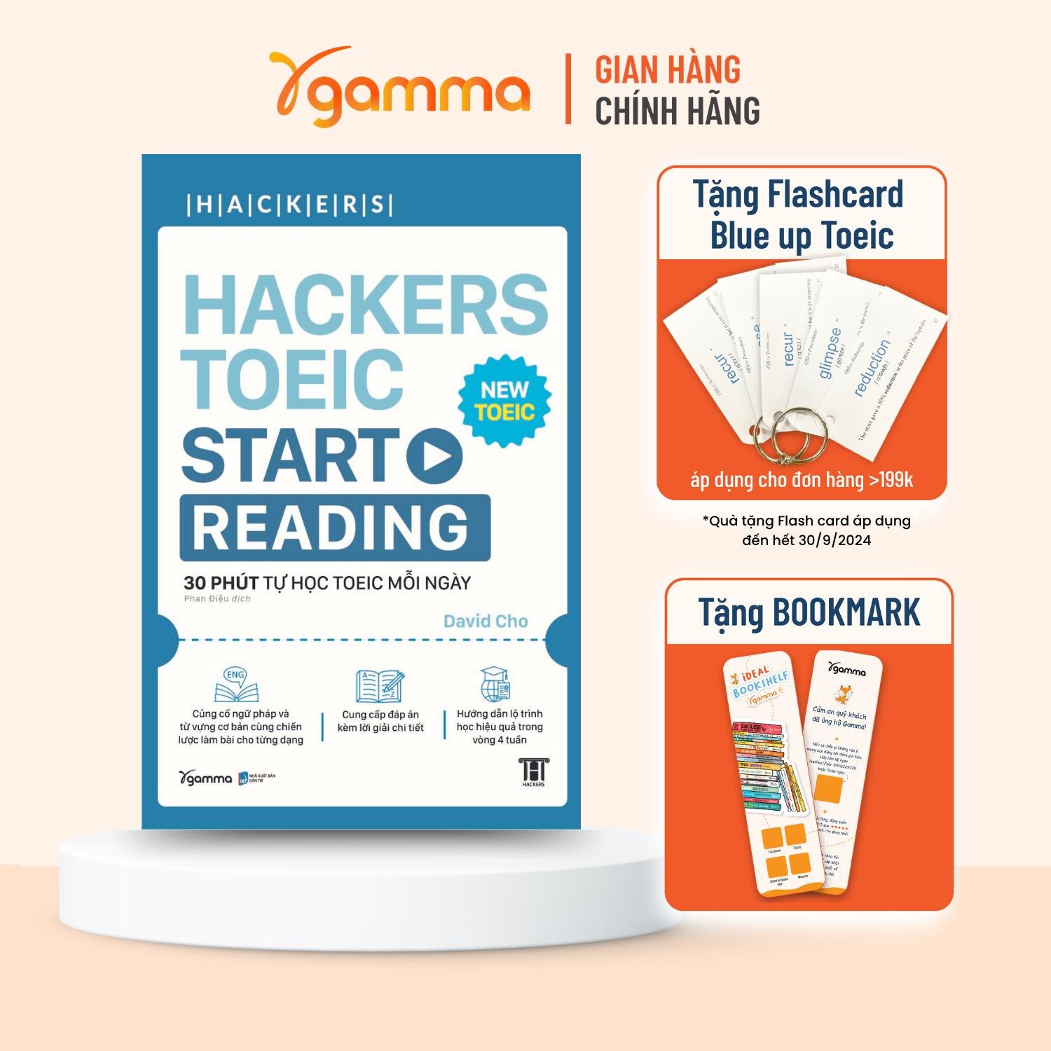 Hackers TOEIC Start Reading (mã mới 2024)