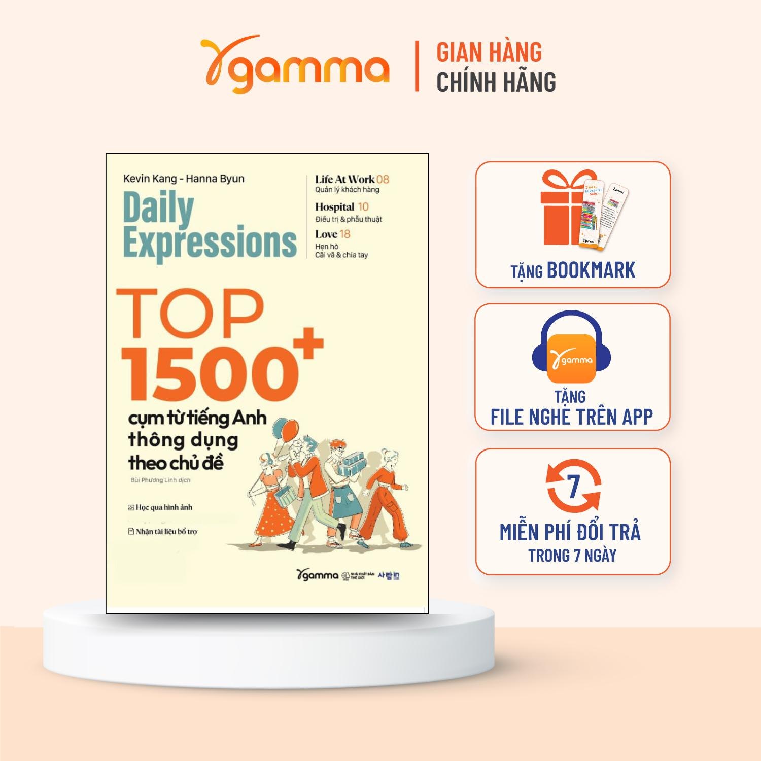 Daily Expressions - Top 1500+ cụm từ tiếng Anh thông dụng theo chủ đề