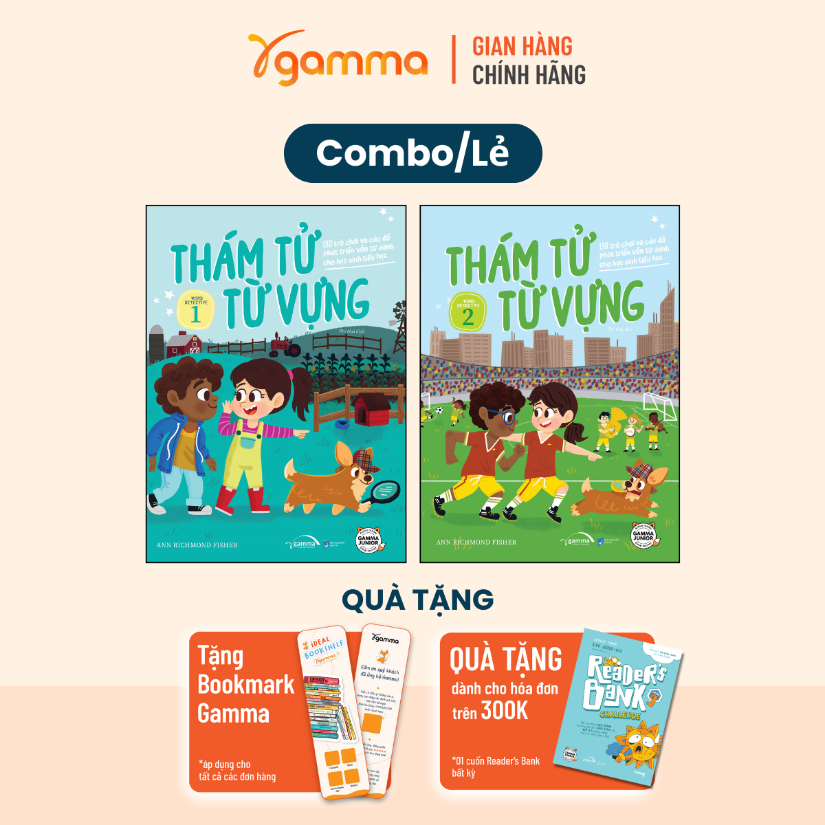 Combo Thám Tử Từ Vựng 1 & 2