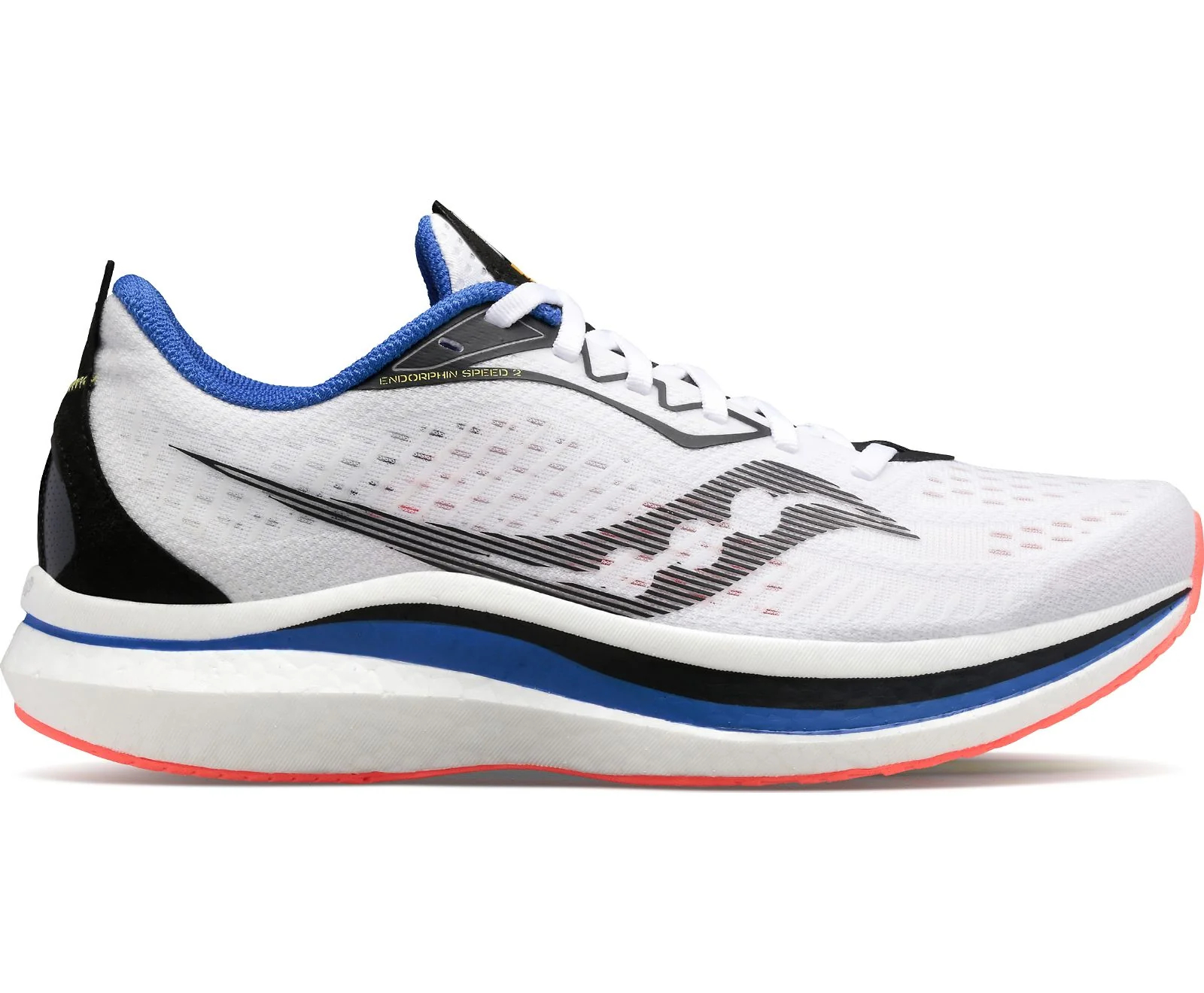 SAUCONY ENDORPHIN SPEED 2 - WHITE BLACK VIZI