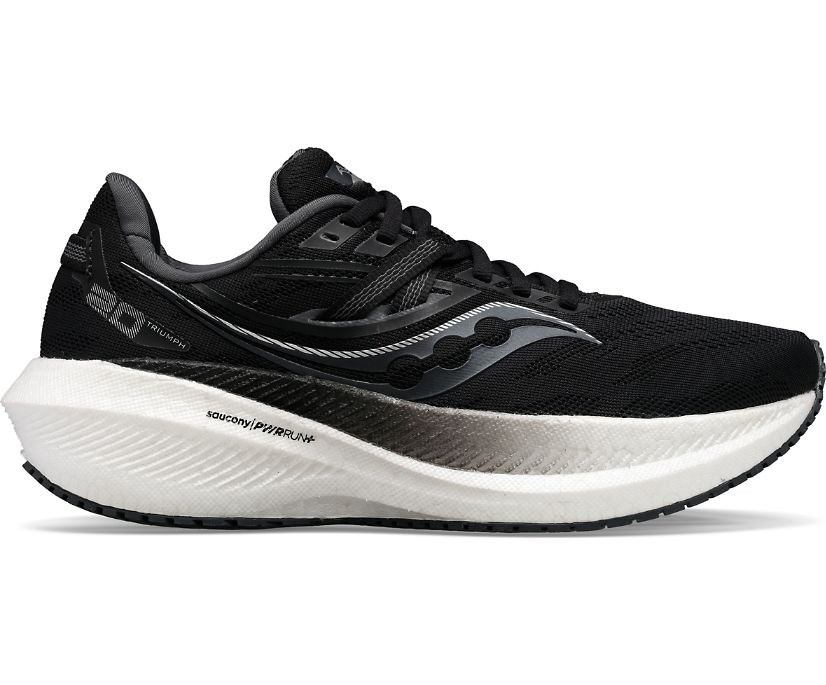 SAUCONY TRIUMPH 20 - BLACK WHITE