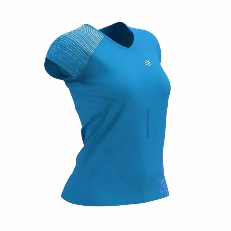 ÁO COMPRESSPORT PERFORMANCE SS TSHIRT PACIFIC BLU PAPAYA NỮ