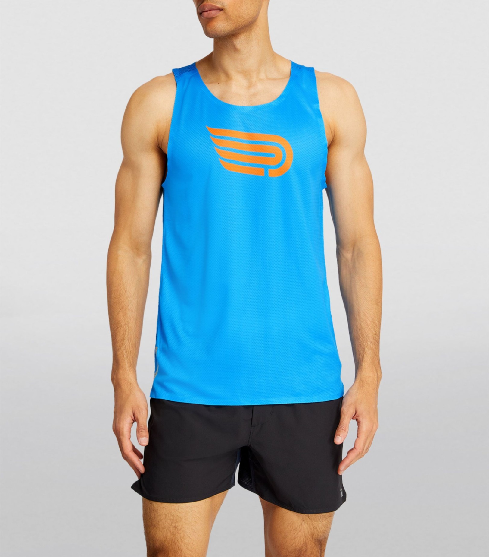 ÁO PRESSIO ELITE SINGLET BLUE ORANGE NAM