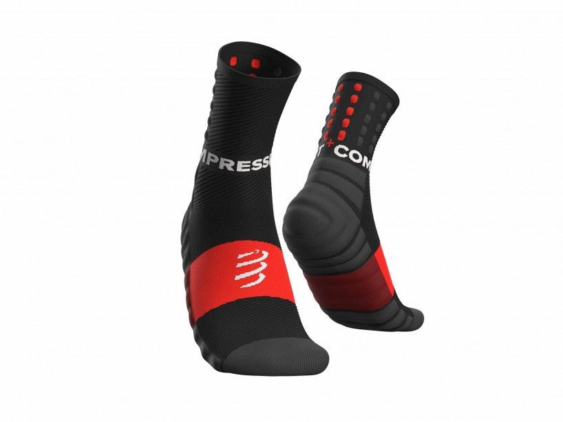 TẤT COMPRESSPORT SHOCK ABSORB SOCKS - BLACK