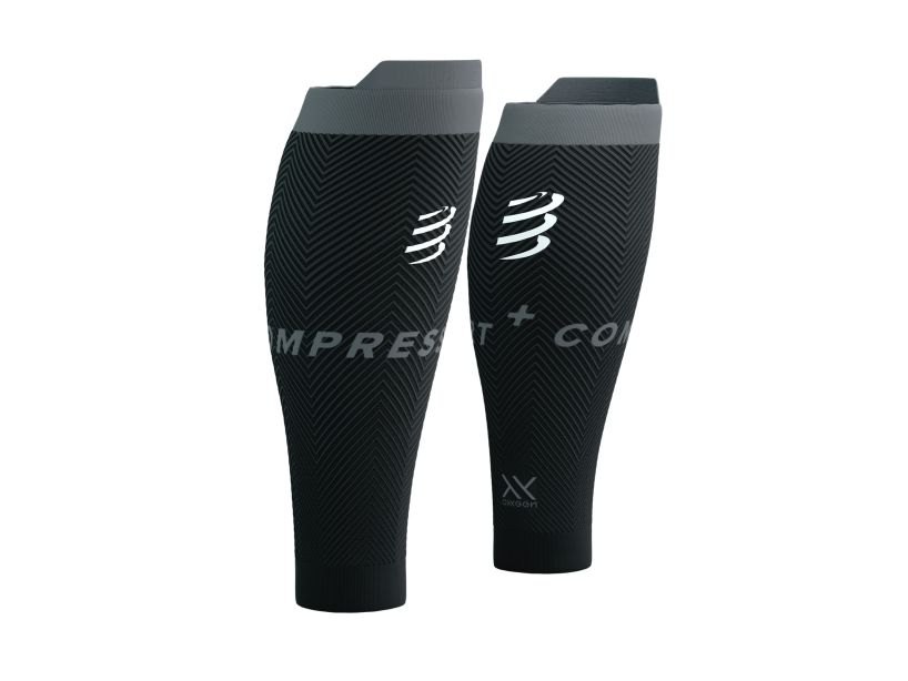 BÓ CALF COMPRESSPORT R2 OXYGEN - BLACK STEEL GREY