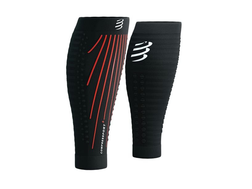 BÓ CALF COMPRESSPORT R2 AERO - BLACK RED